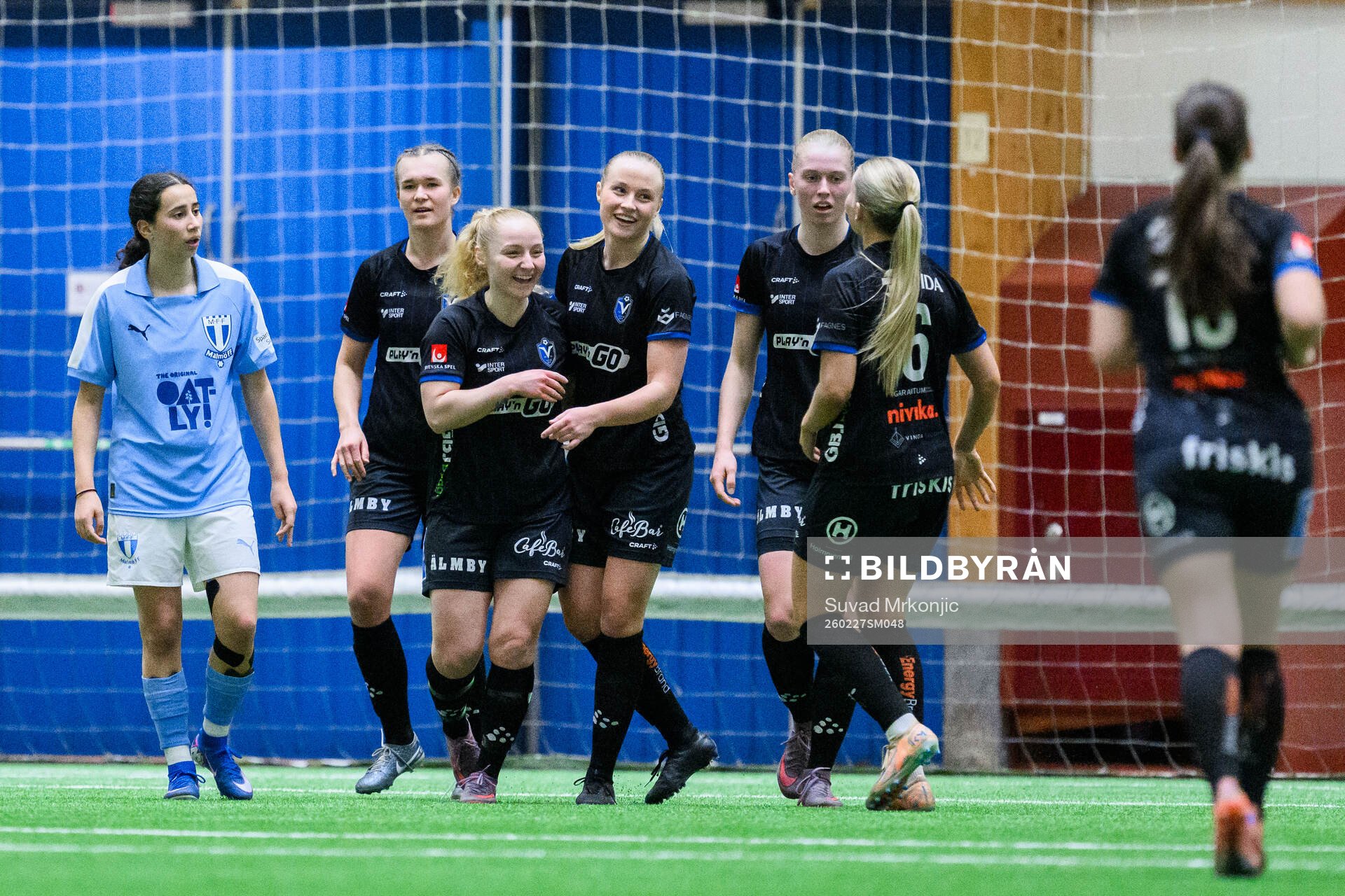 Växjö DFFs Sophia Redenstrand jublar