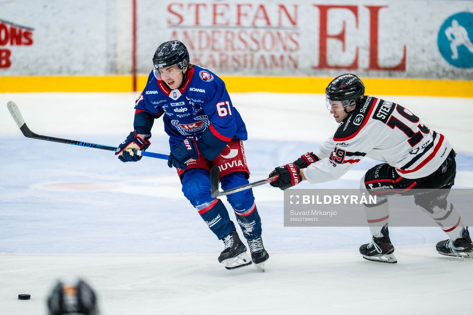 Oskarshamns Joni Ikonen och Nybros Elias Stenman