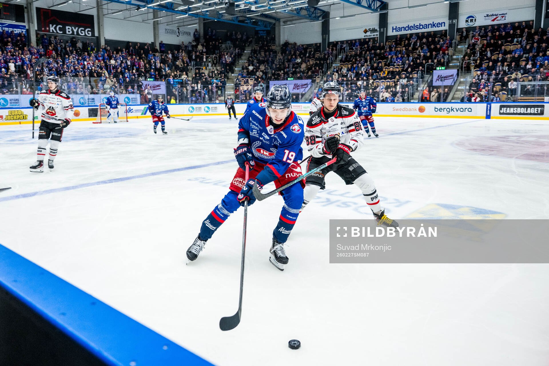 Oskarshamns Ludvig Georgsson och Nybros Tim Lindfors