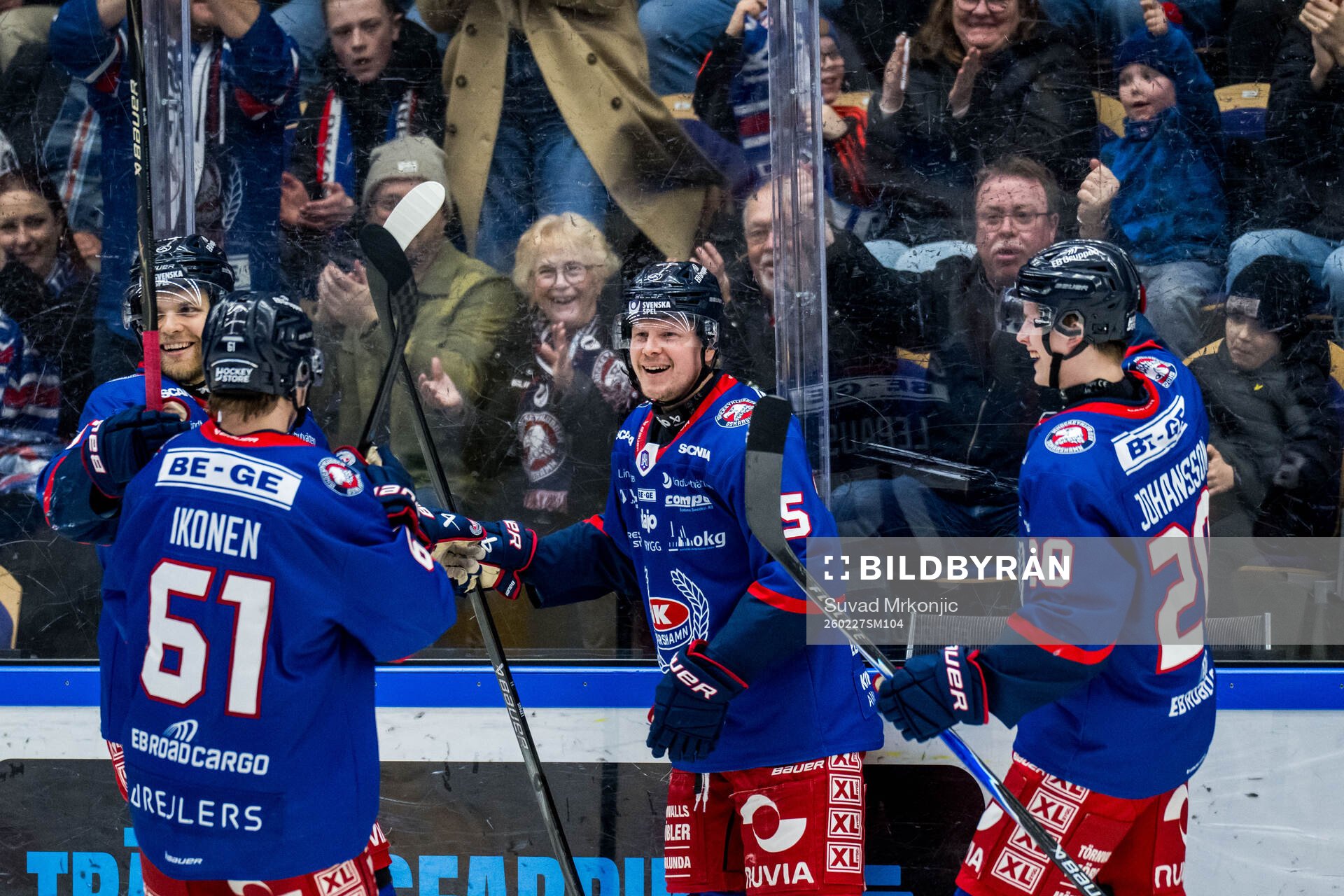 Oskarshamns Teemu Olavi Lepaus jublar