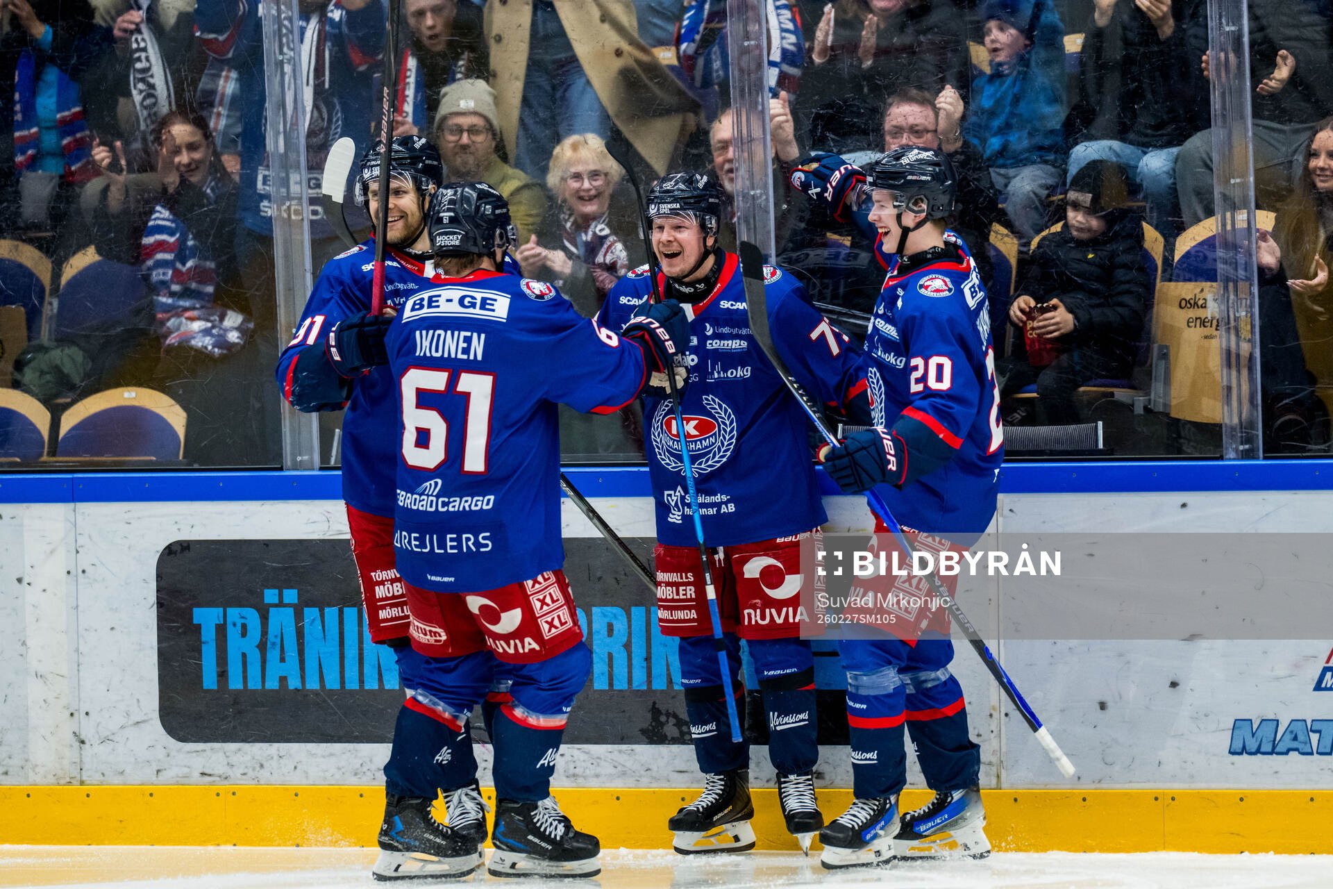 Oskarshamns Teemu Olavi Lepaus jublar