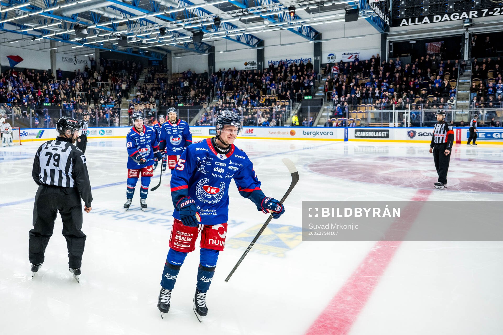 Oskarshamns Teemu Olavi Lepaus jublar