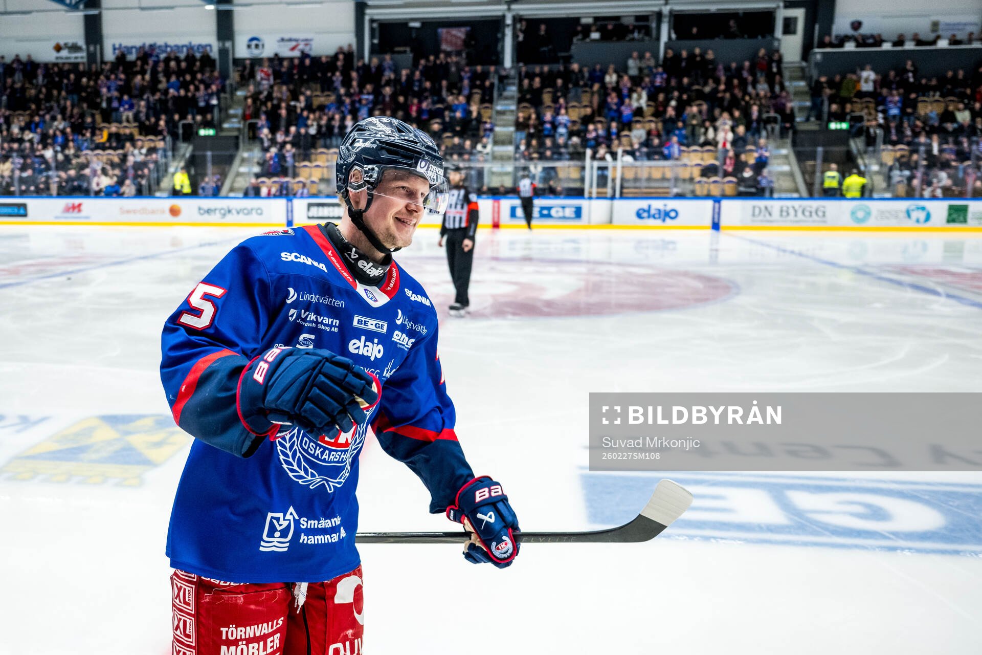 Oskarshamns Teemu Olavi Lepaus jublar