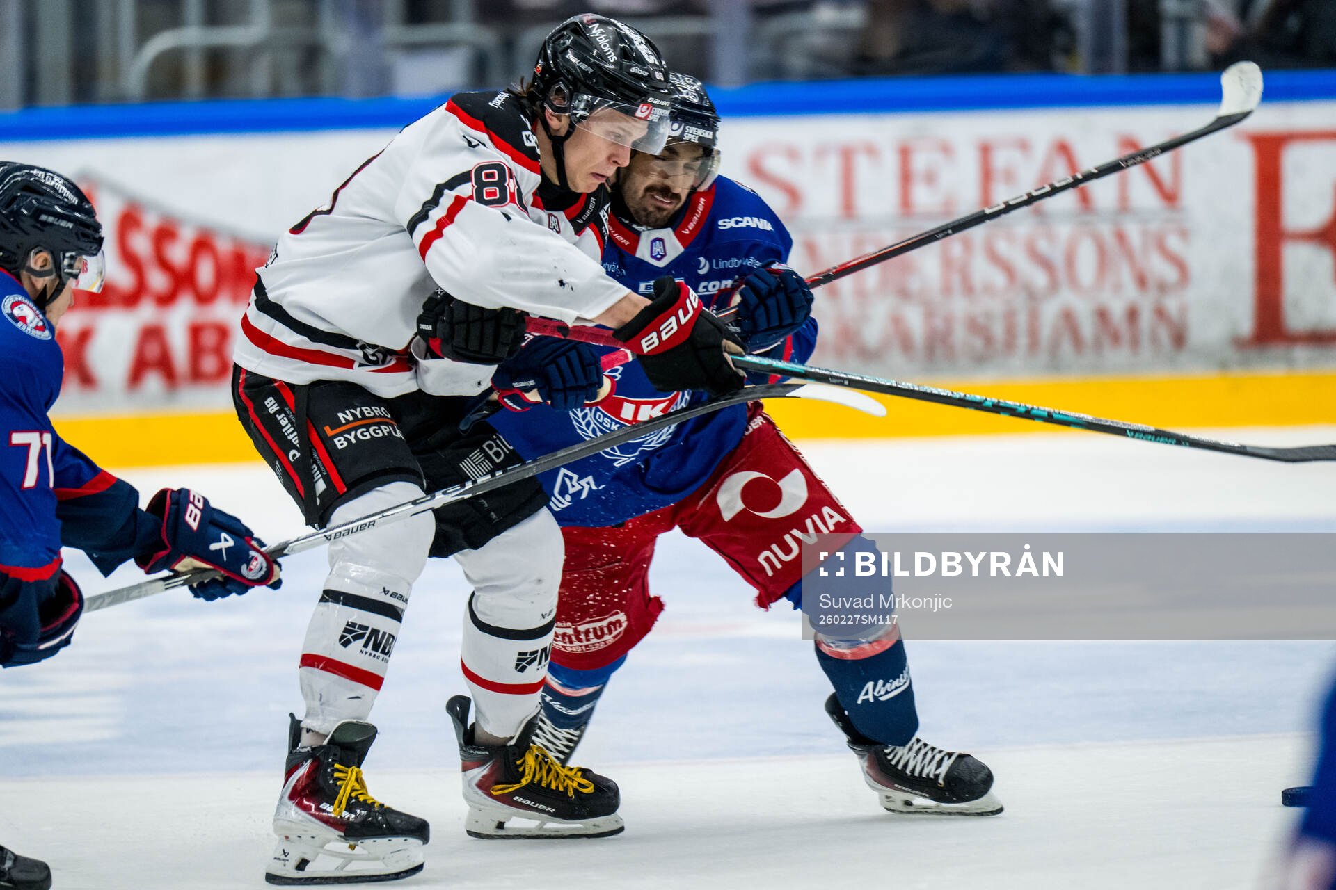 Nybros Tim Lindfors och Oskarshamns Kevin Karlsson