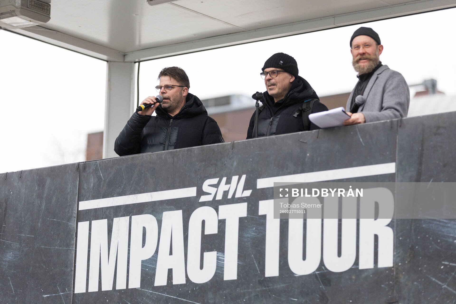 Brynäs tränare Ove Molin och Anders Carlsson