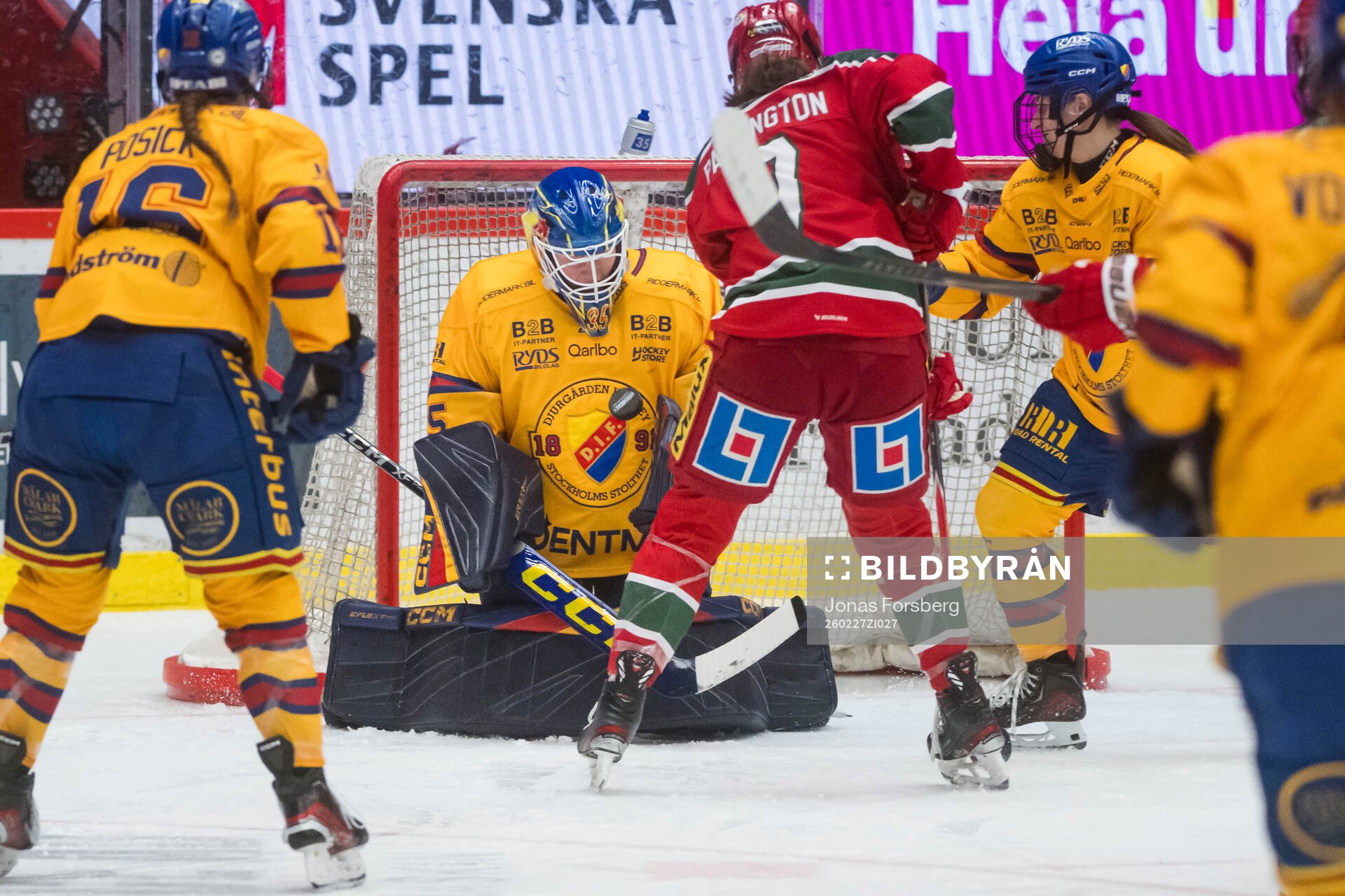 Djurgårdens målvakt Lauren Bench