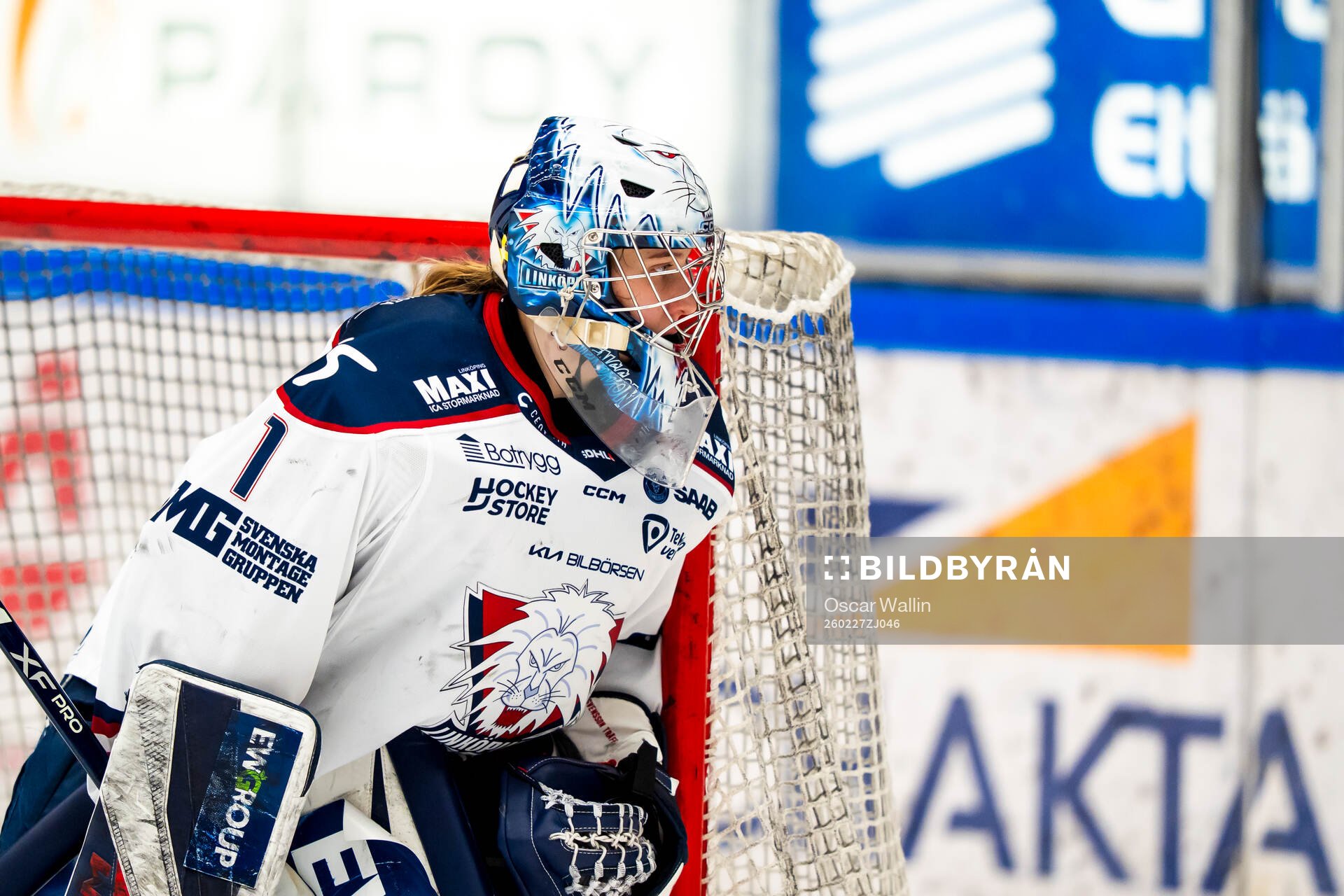 Linköpings målvakt Ebba Svensson Träff