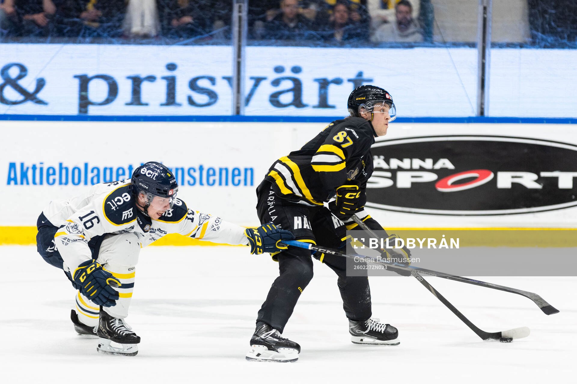 Södertäljes Filip Engarås och AIKs Lucas Lagerberg