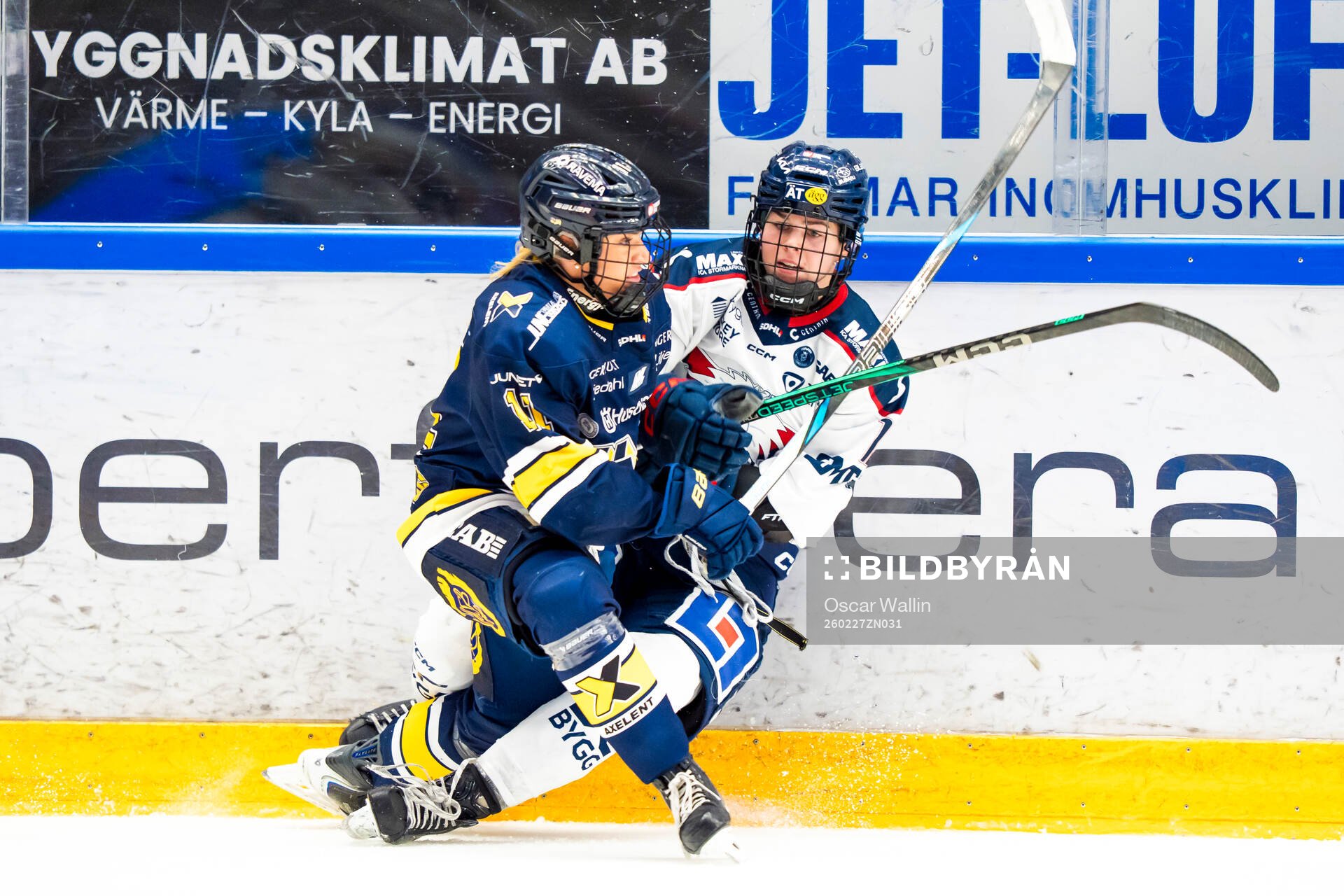 HV71s Alva Solberg och Linköpings Ellie Kaiser