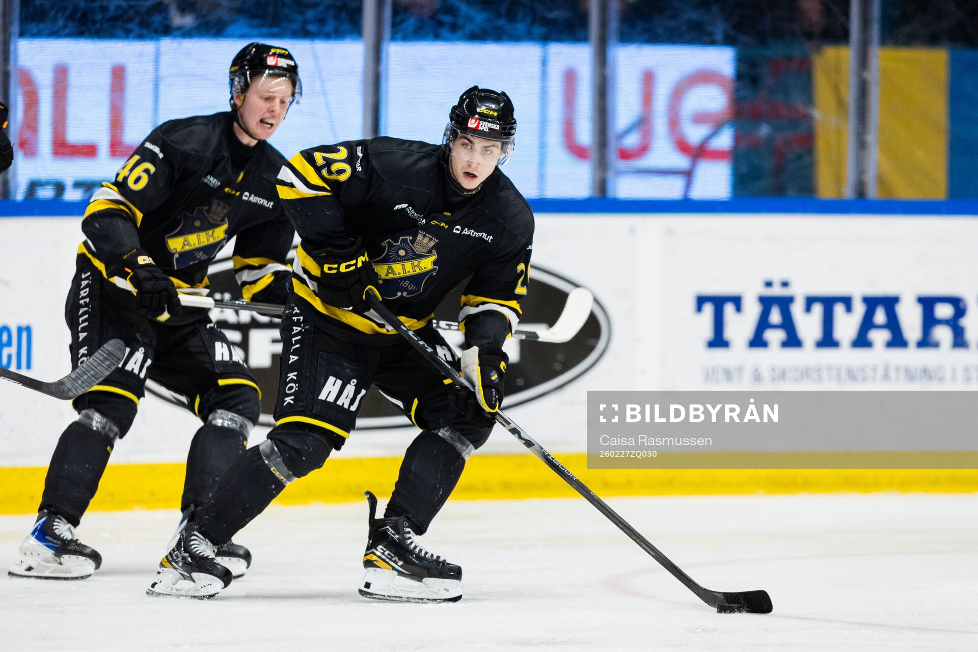 AIKs Viggo Gustafsson och Daniel Ljungman