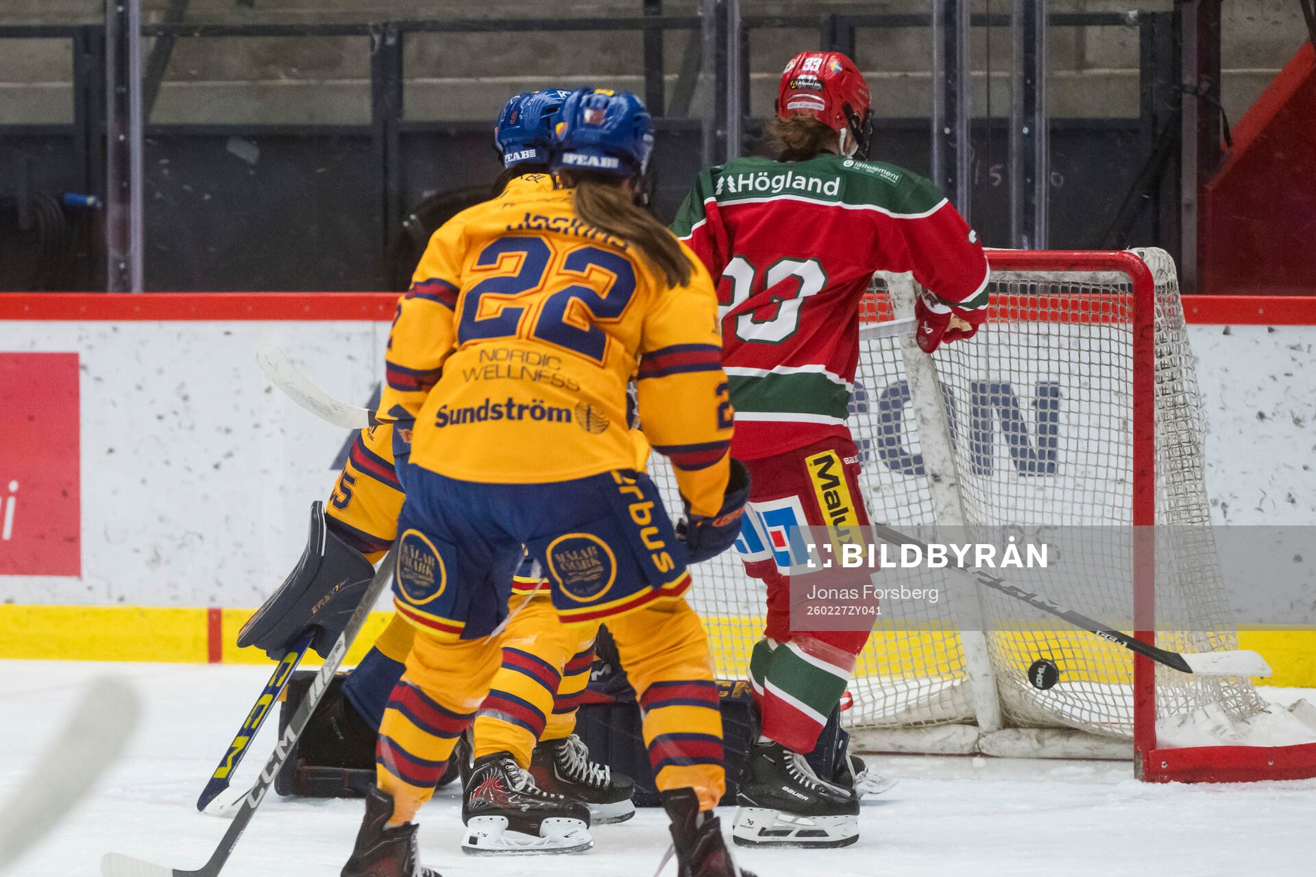 Modos Greta Johansson gör 2-0 målet