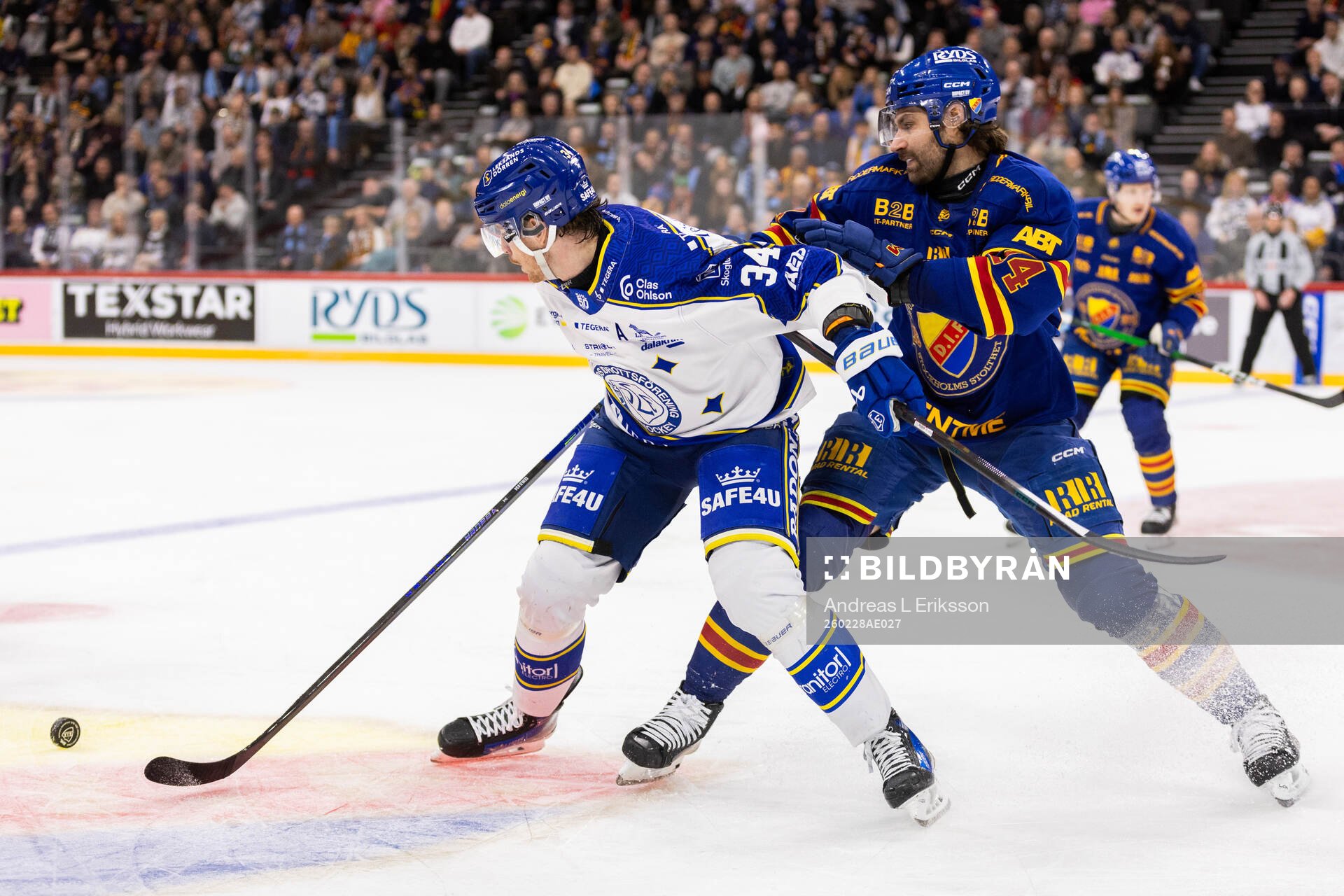 Leksands Peter Cehlarik och Djurgårdens Ludvig Rensfeldt