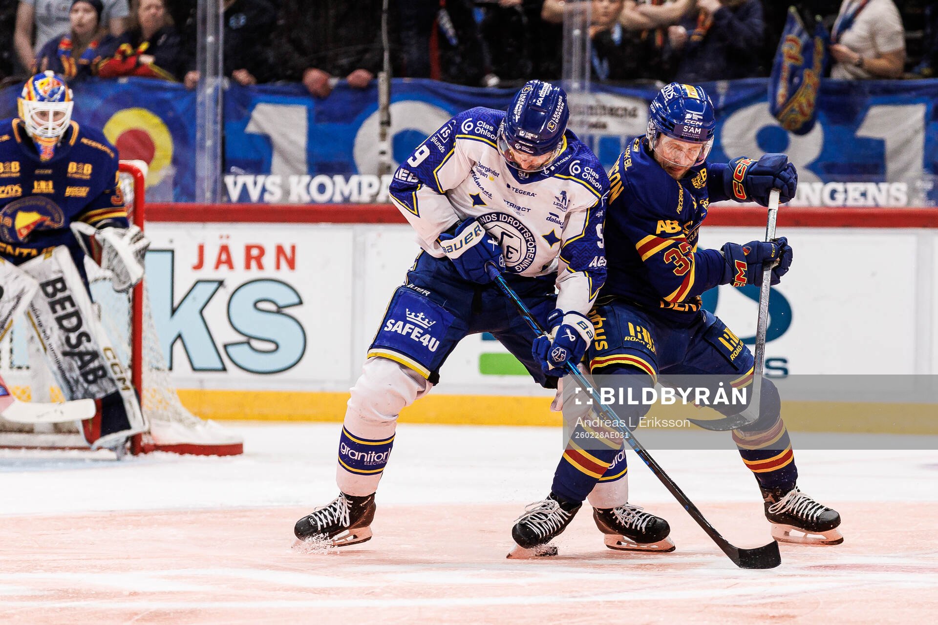 Leksands Gabriel Fortier och Djurgårdens Jesper Pettersson