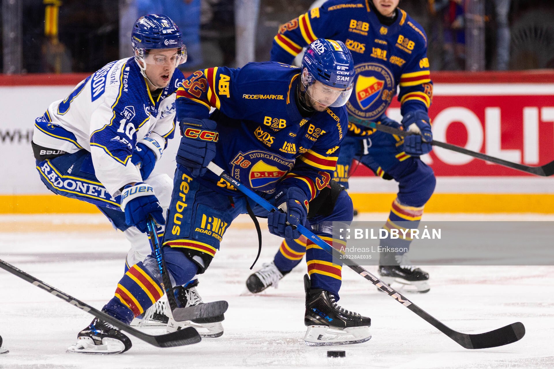 Leksands Anton Johansson och Djurgårdens Marcus Krüger
