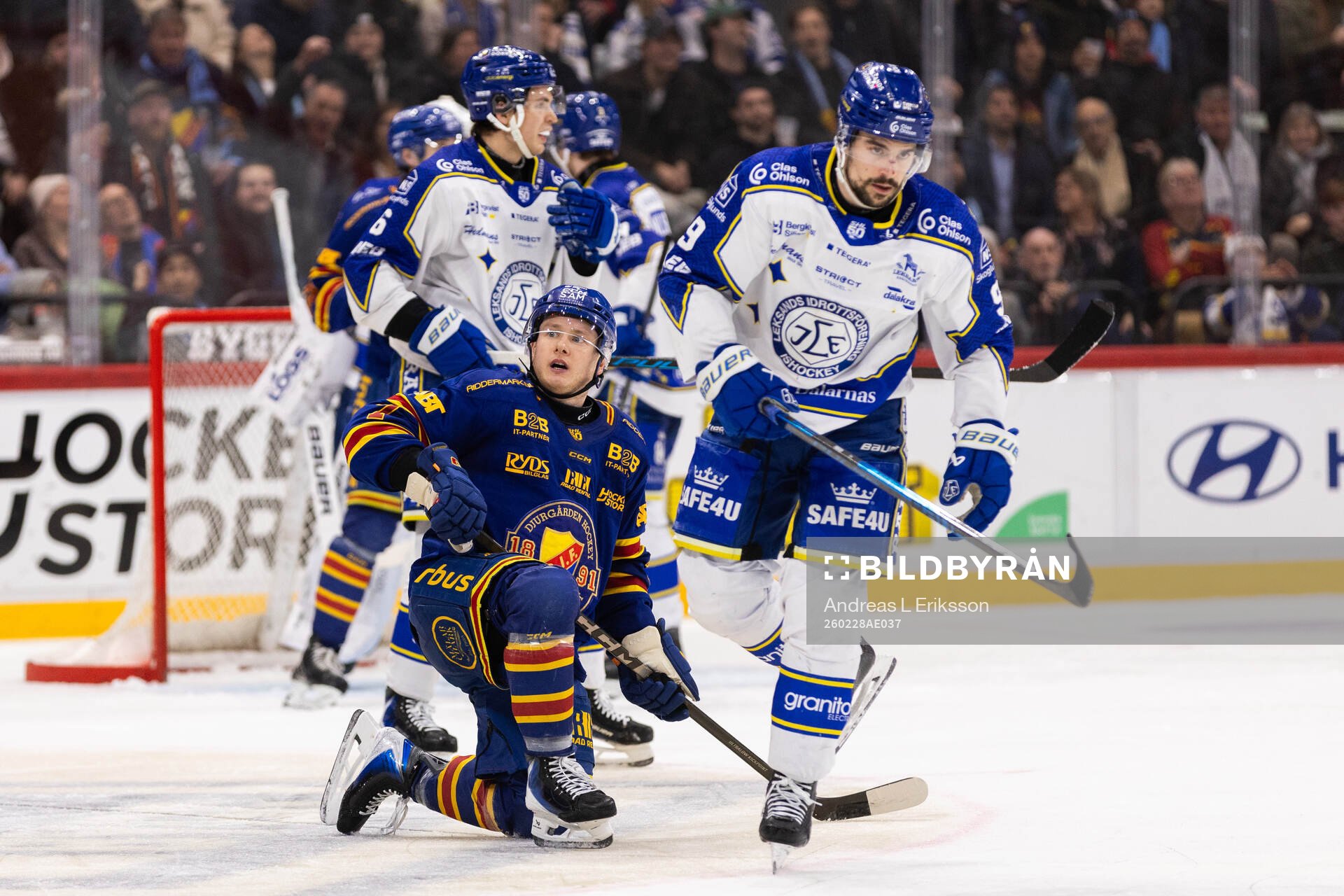 Djurgårdens Joseph Snively och Leksands Gabriel Fortier