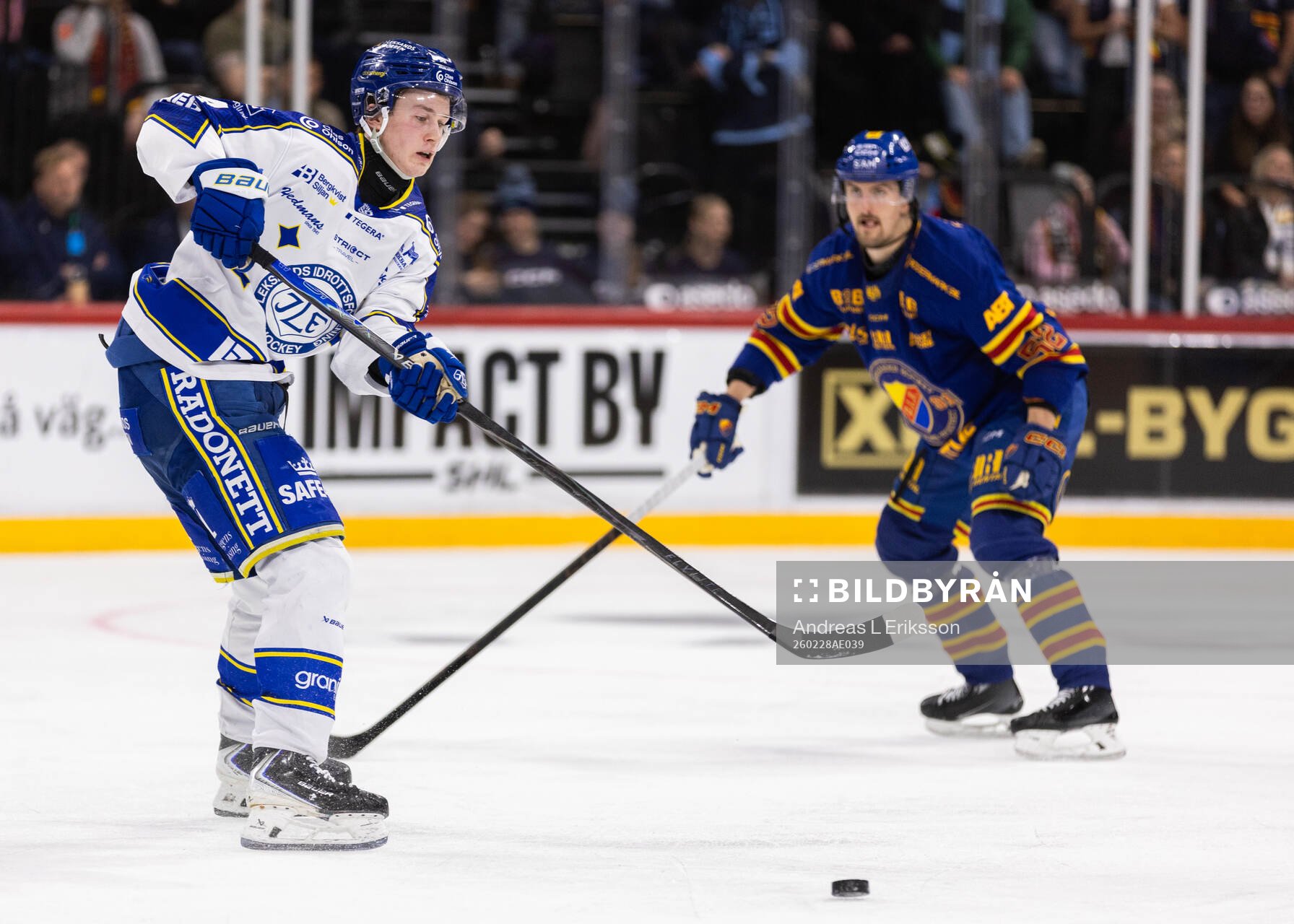Leksands Tinus Luc Koblar och Djurgårdens Philip Holm