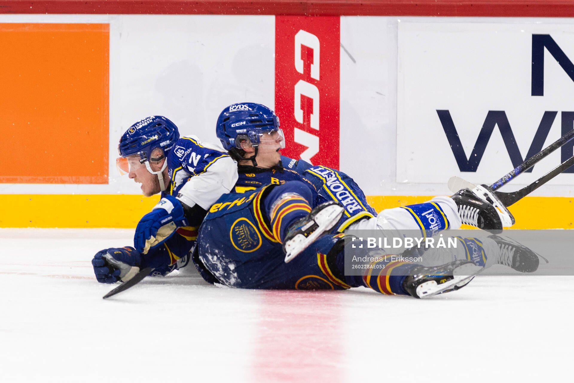 Leksands Kalle Östman och Djurgårdens Victor Eklund