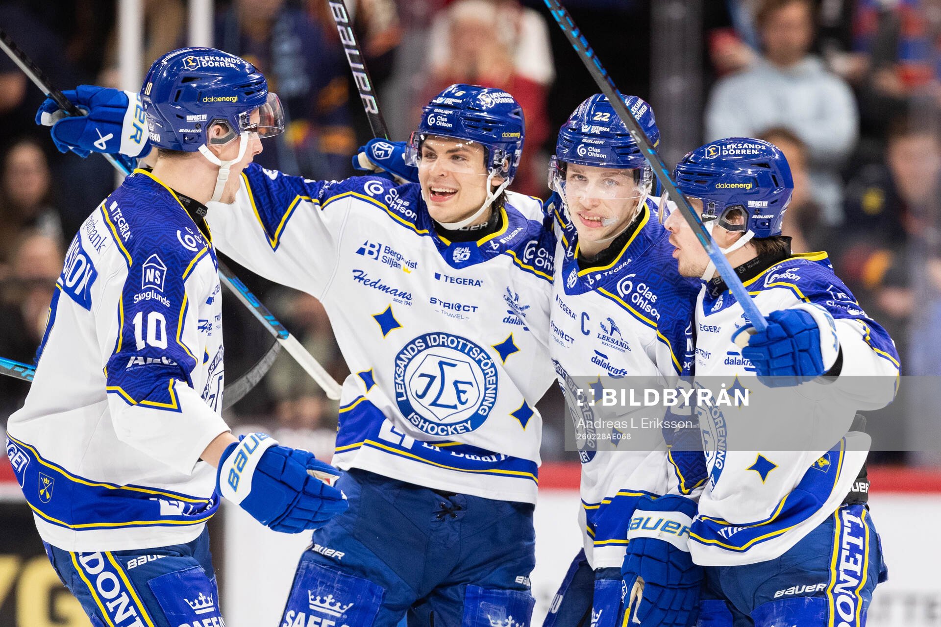 Leksands Anton Johansson, Alexander Lundqvist och Lukas