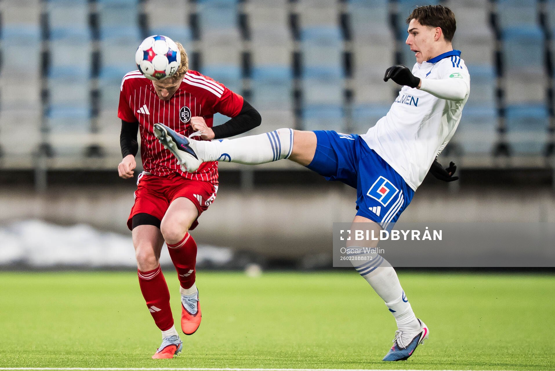 Landskronas Gustaf Westström och IFK Norrköpings Albert