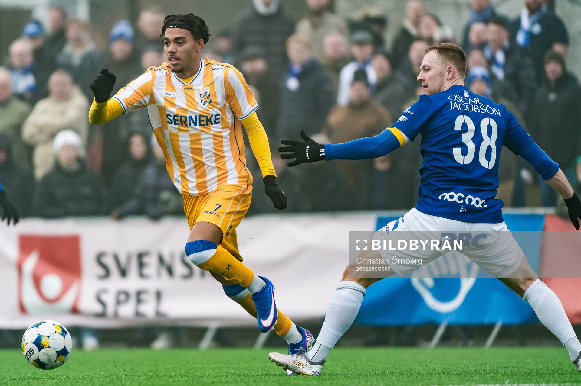 IFK Göteborgs Sebastian Clemmensen och Trelleborgs Jesper
