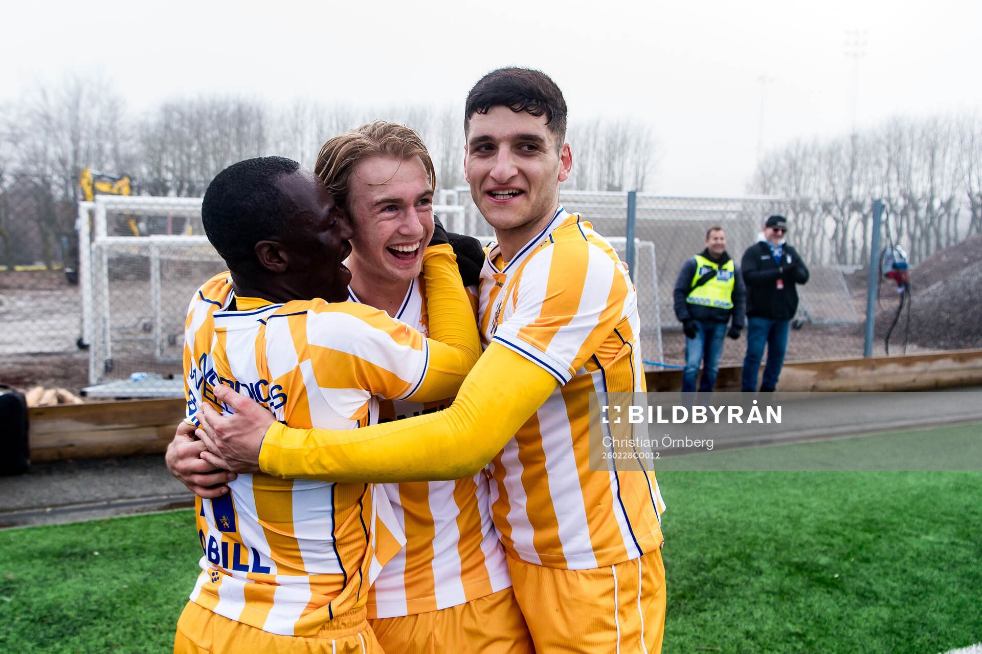 IFK Göteborgs Noah Tolf, Saidou Alioum Moubarak och