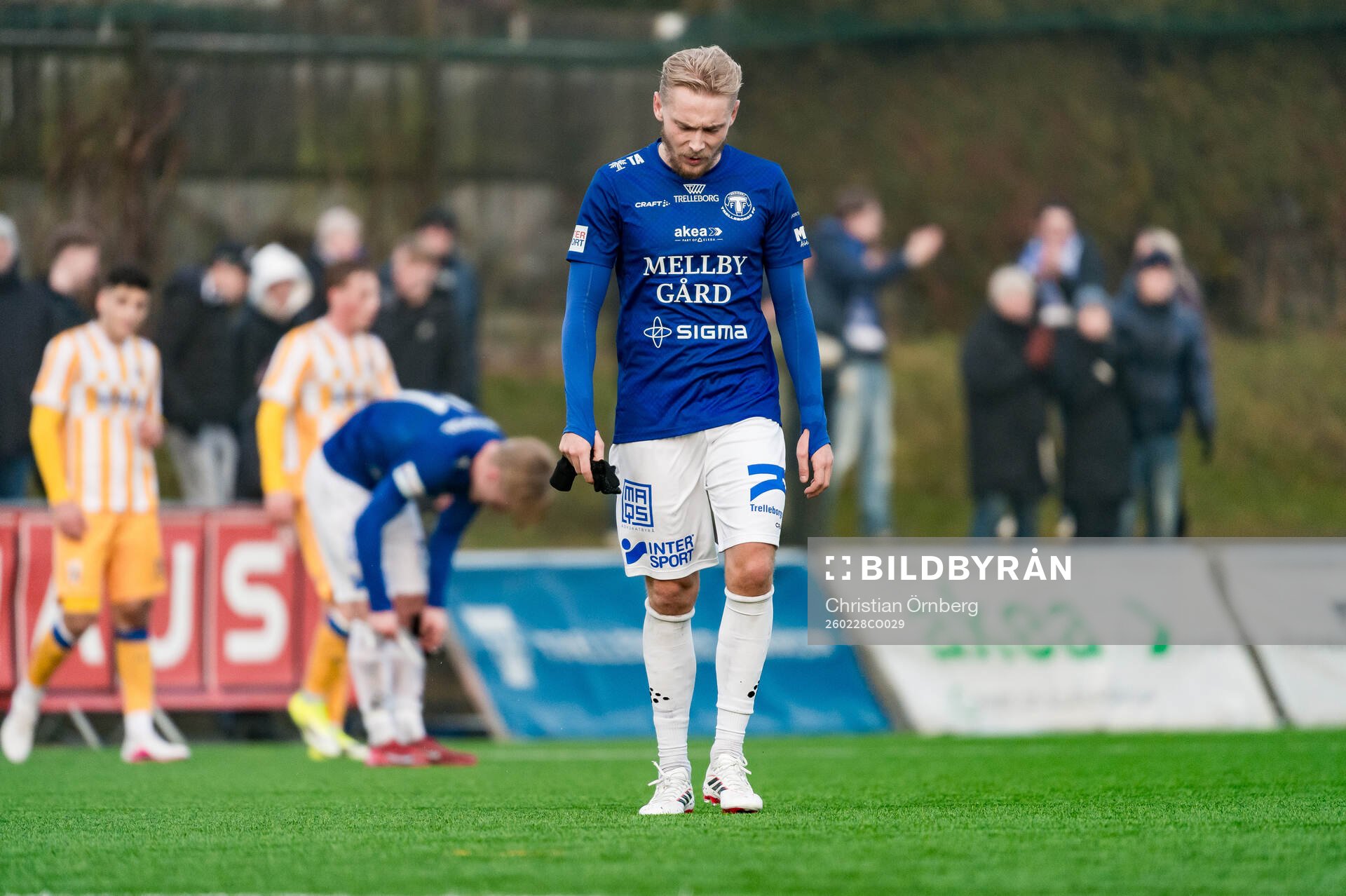 Trelleborgs Johan Brannefalk deppar