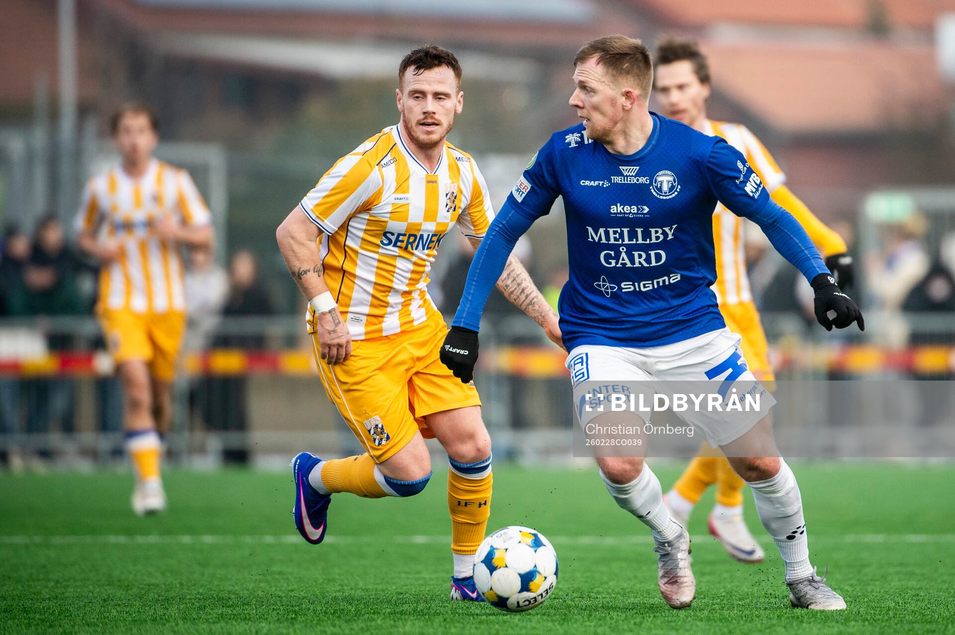 IFK Göteborgs Tobias Heintz och Trelleborgs Jesper Modig