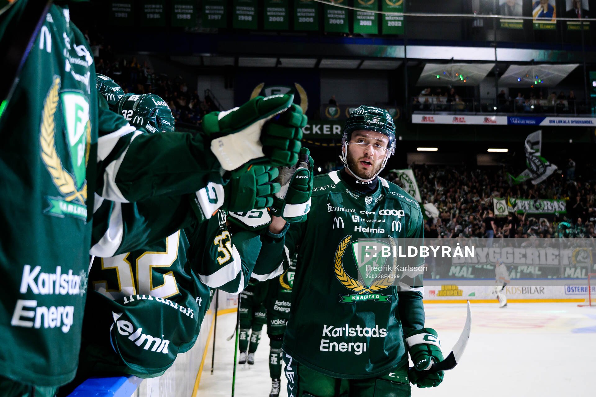 Färjestads Radim Zohorna jublar