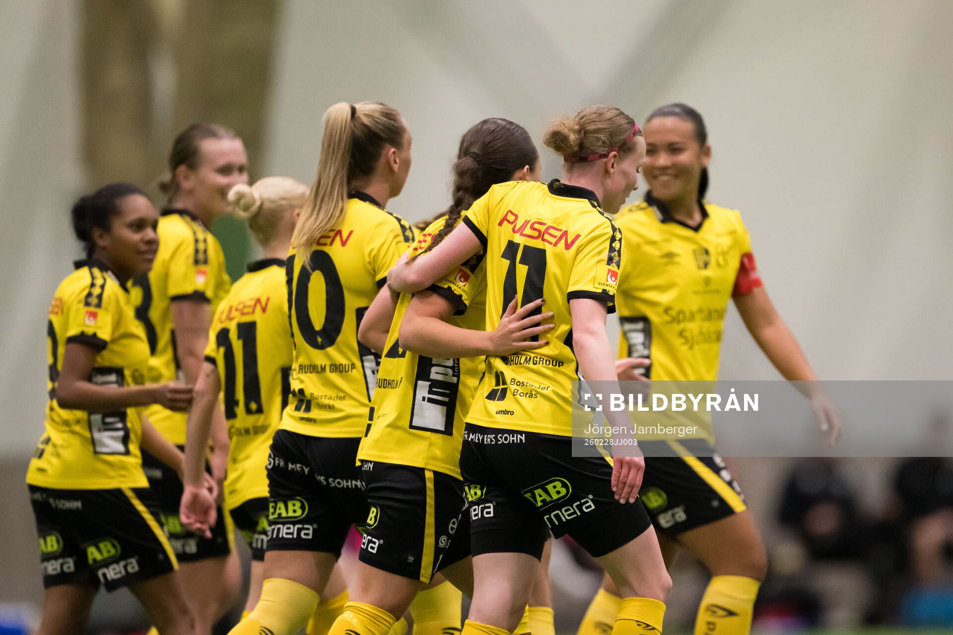 Elfsborgs spelare jublar