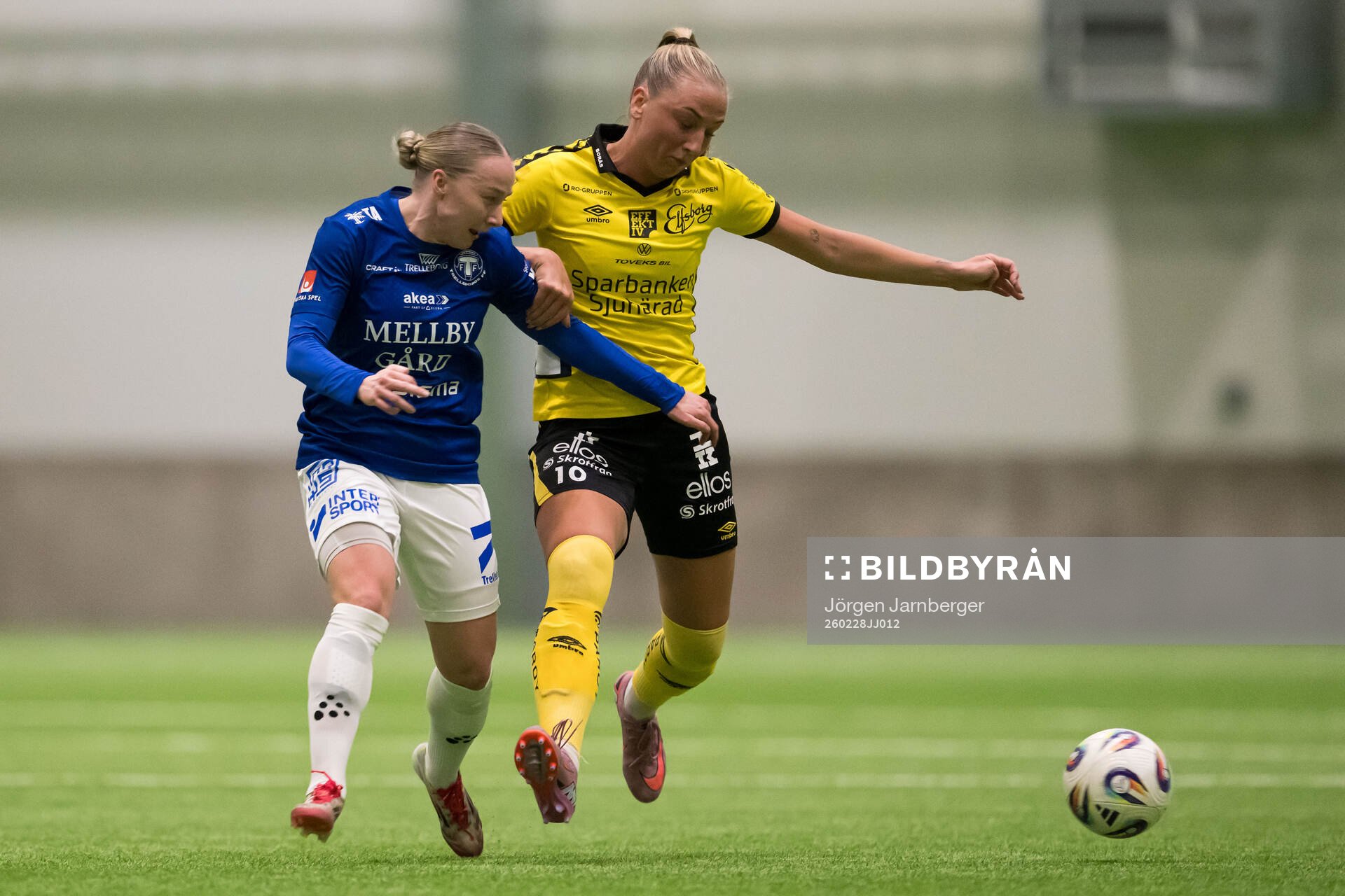 Trelleborgs Alva Hed och Elfsborg Stina Jensen