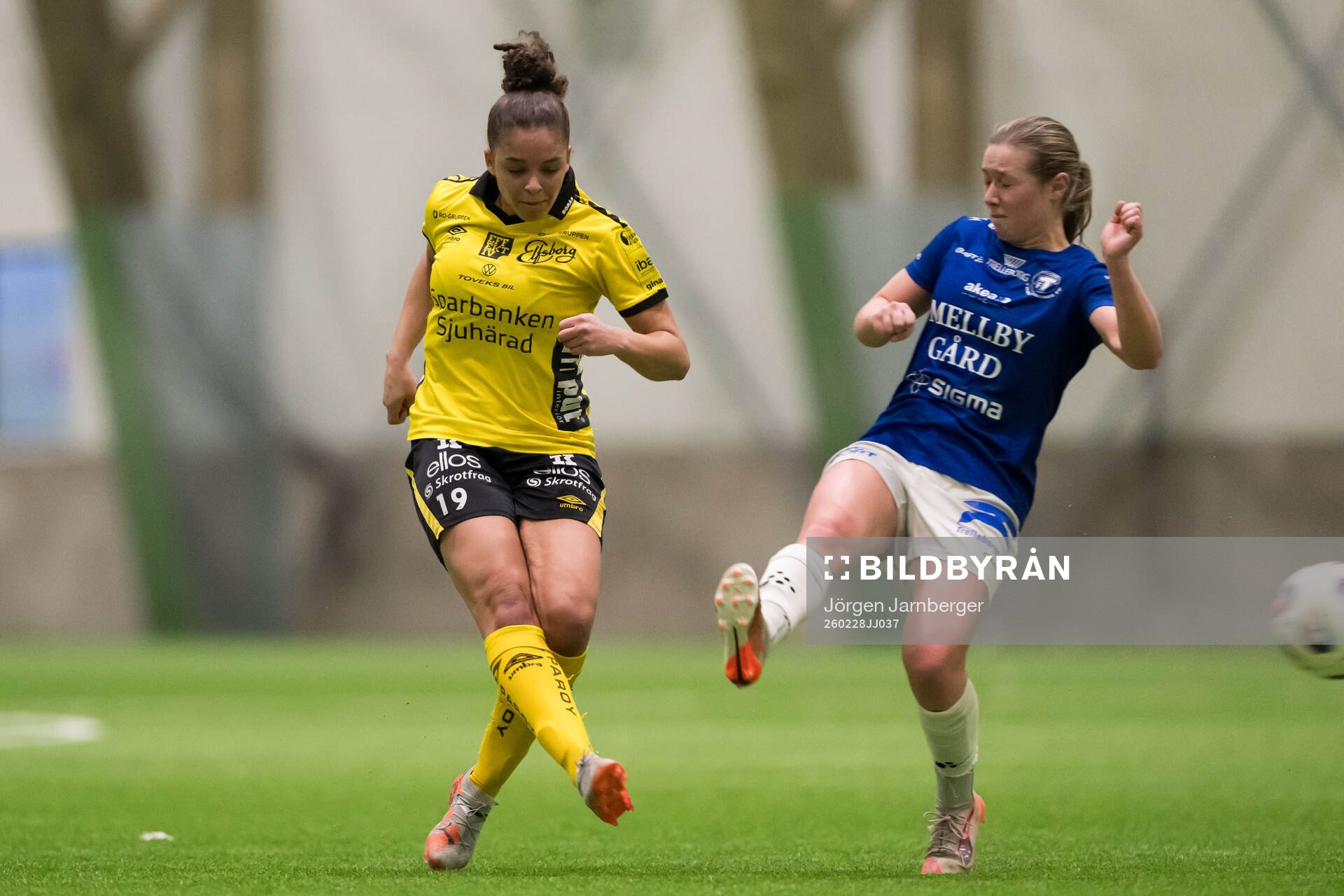 Elfsborgs Jennifer Brinck och Trelleborgs Amanda Olsson