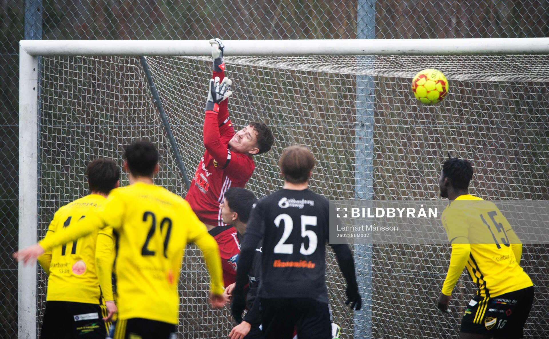 26028 IFK Hässleholms målvakt Alve Lind i