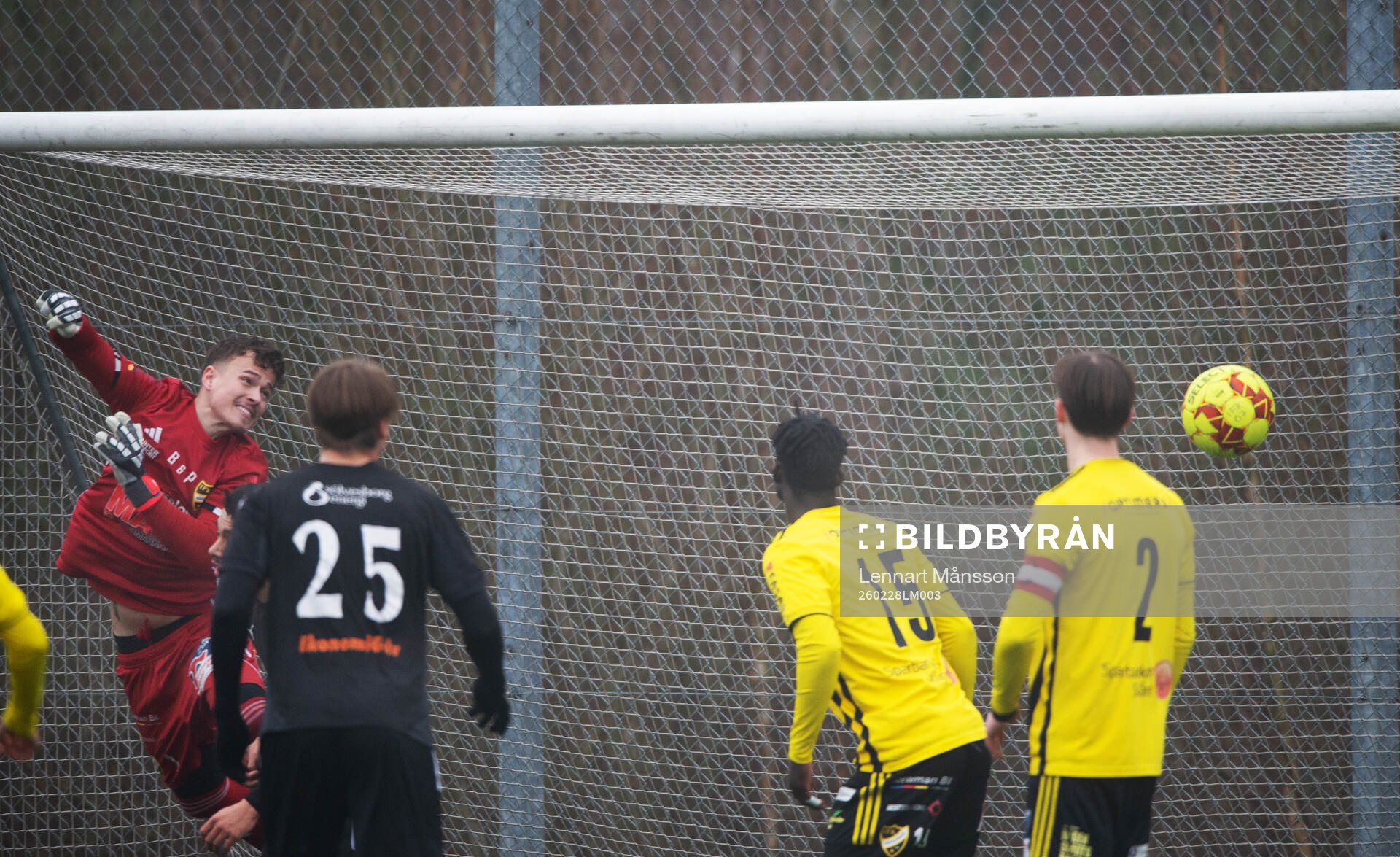 26028 IFK Hässleholms målvakt Alve Lind i