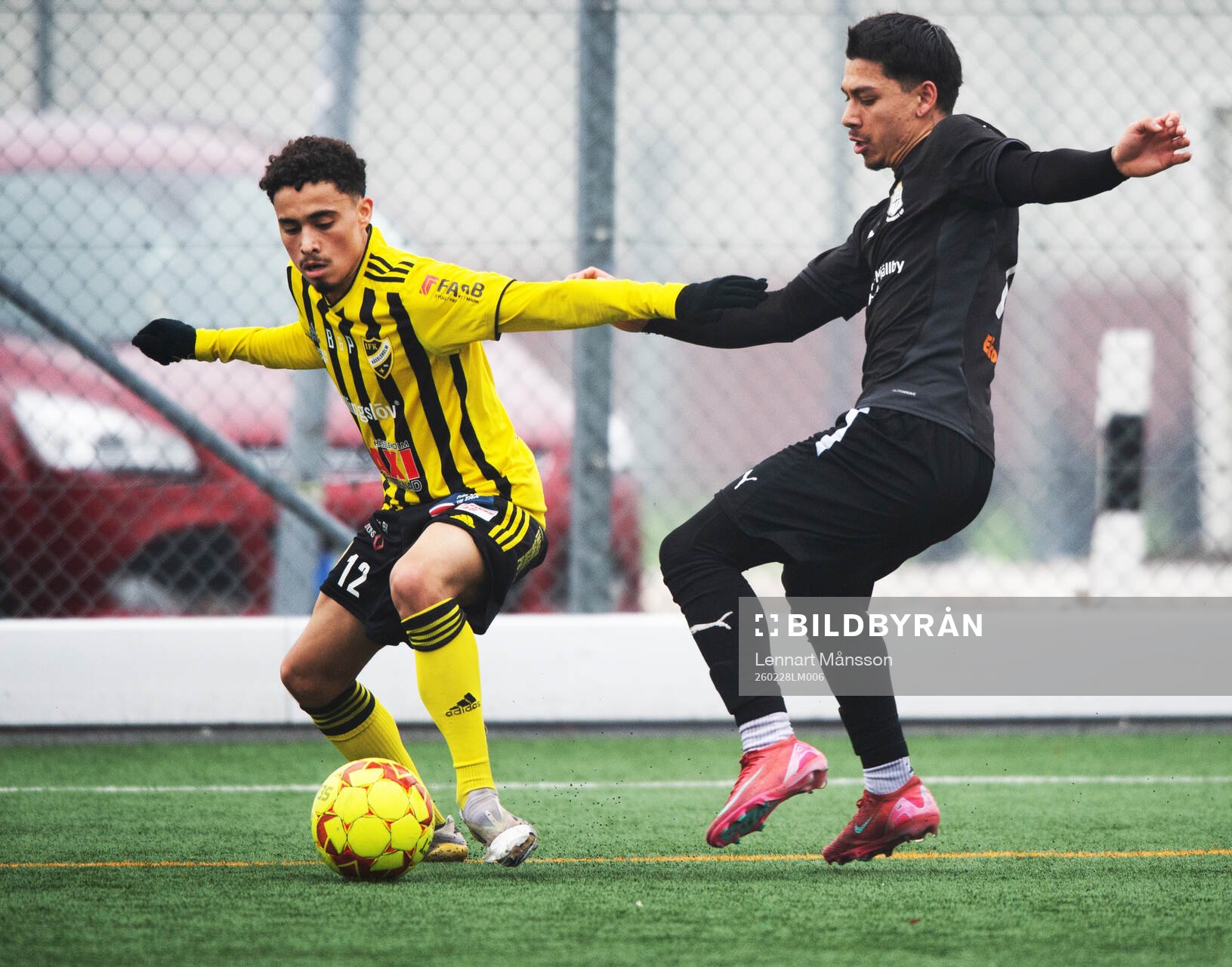 IFK Hässleholms Zidane Sala i träningsmatchen mellan IFK