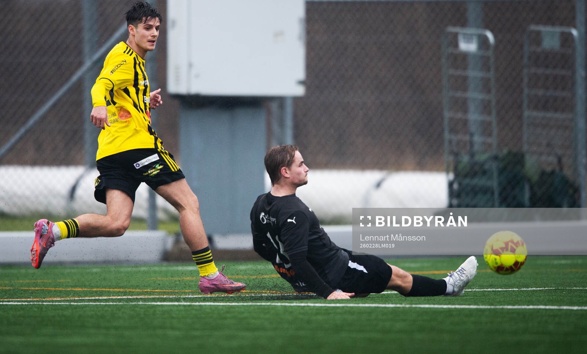 IFK Hässleholms Leon Shala i träningsmatchen mellan IFK