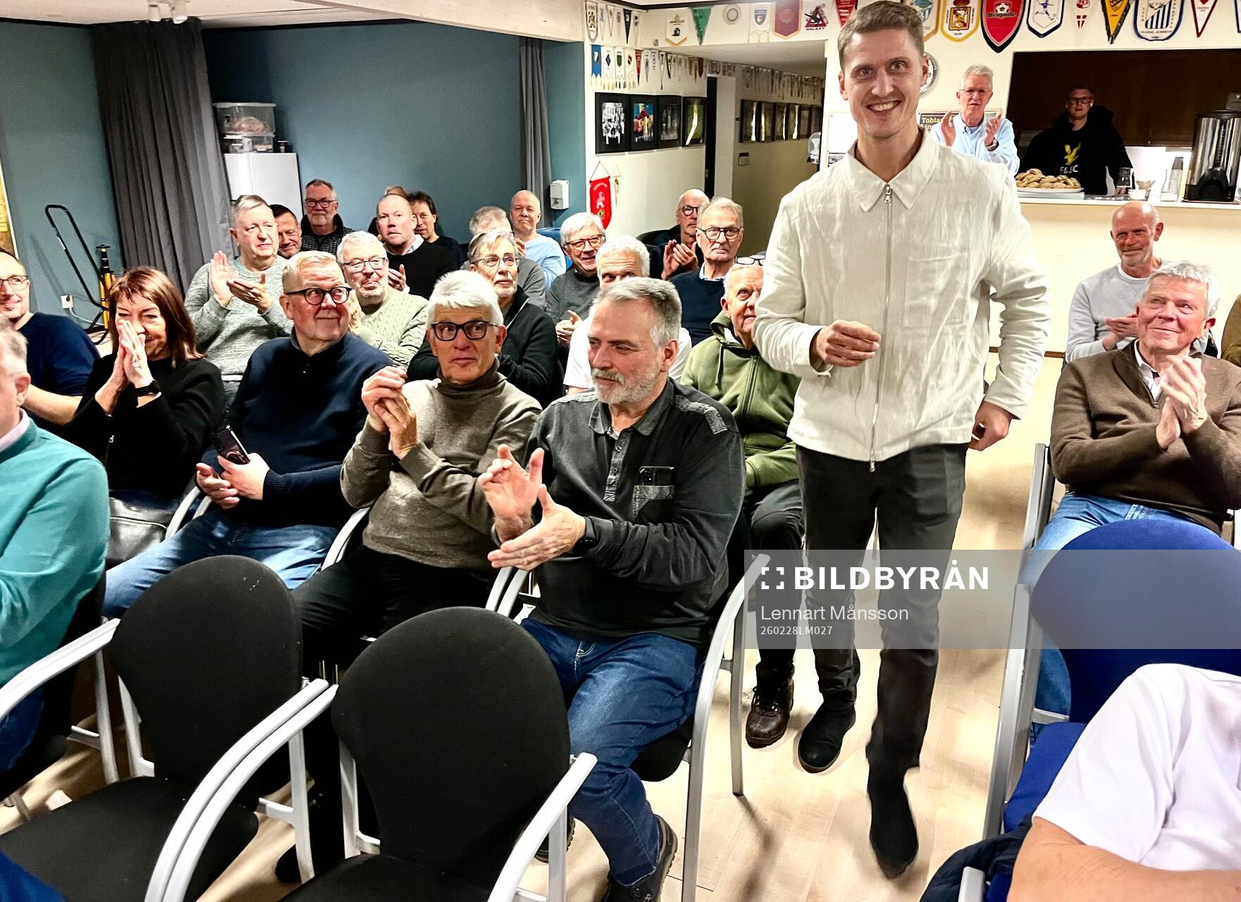 26026 Pär Hansson var gäst på IFK Hässleholms kafé och