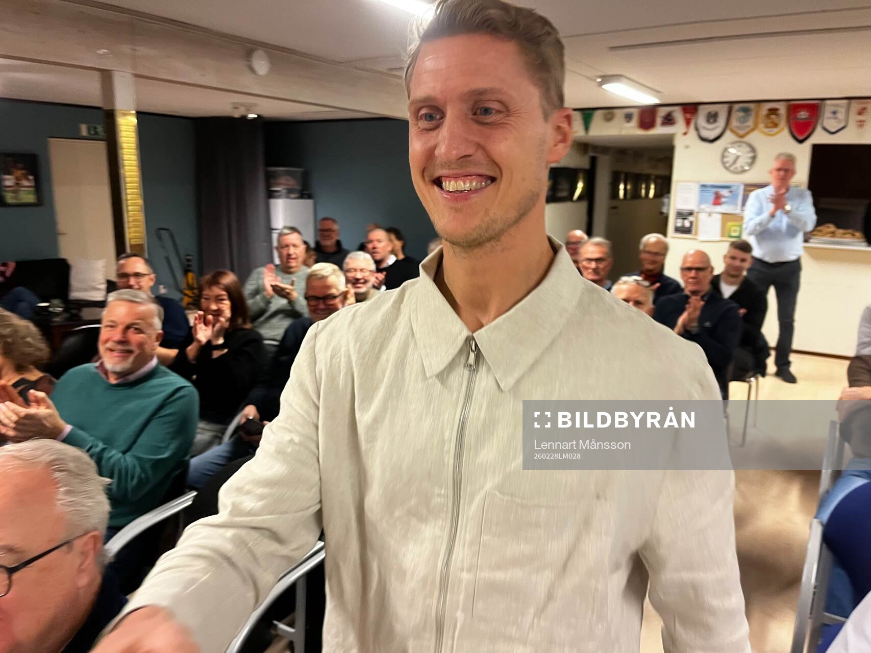 26026 Pär Hansson var gäst på IFK Hässleholms kafé och