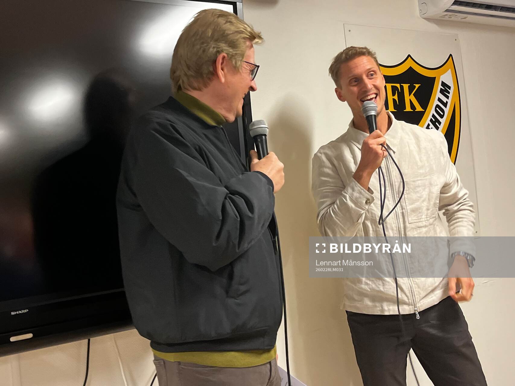 26026 Pär Hansson var gäst på IFK Hässleholms kafé och