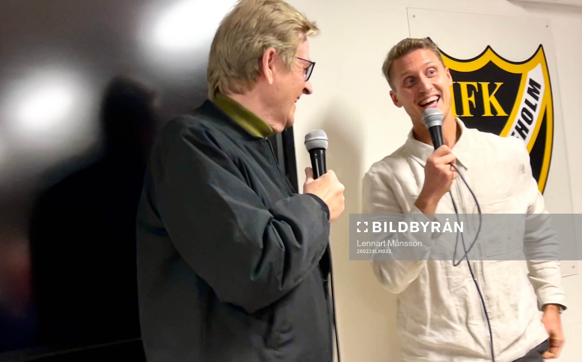 är Hansson var gäst på IFK Hässleholms kafé och