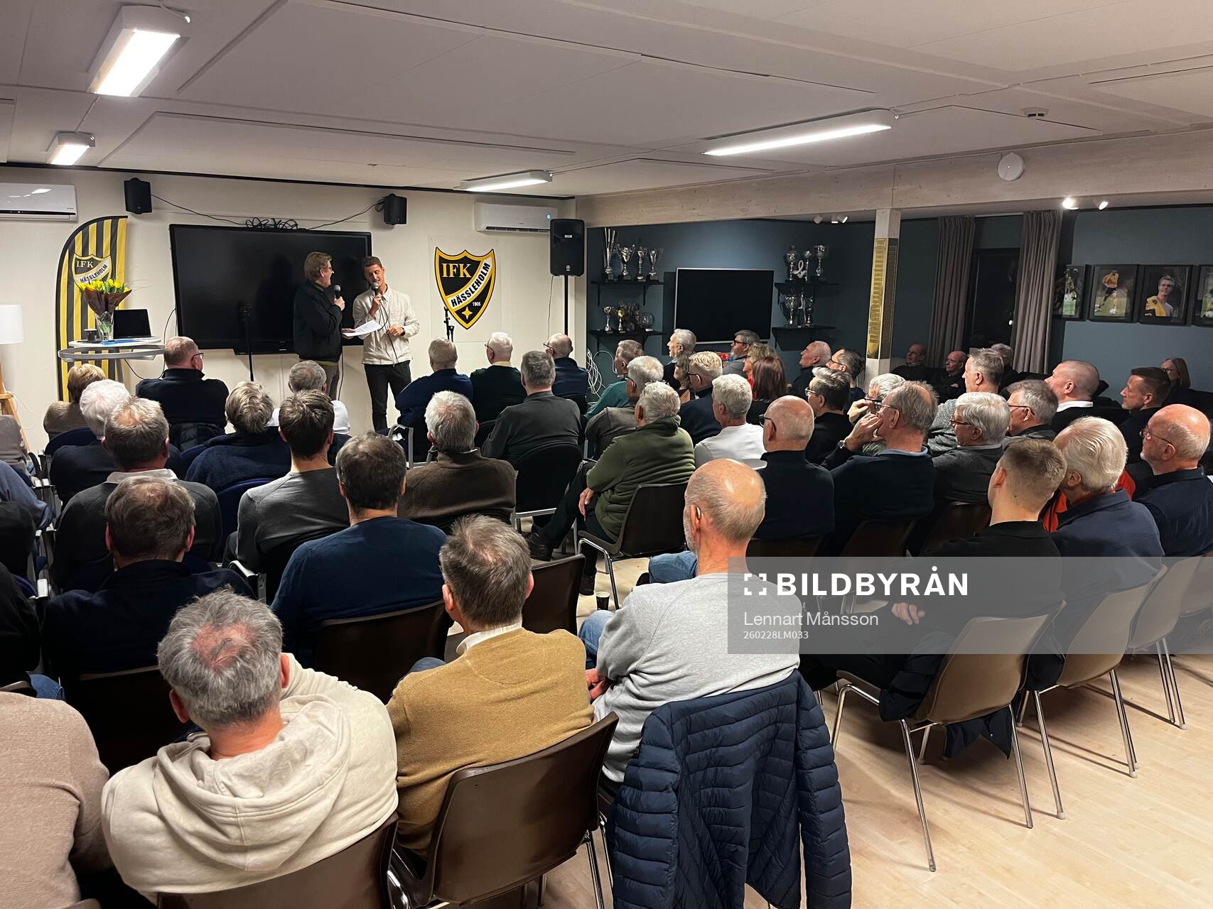 är Hansson var gäst på IFK Hässleholms kafé och