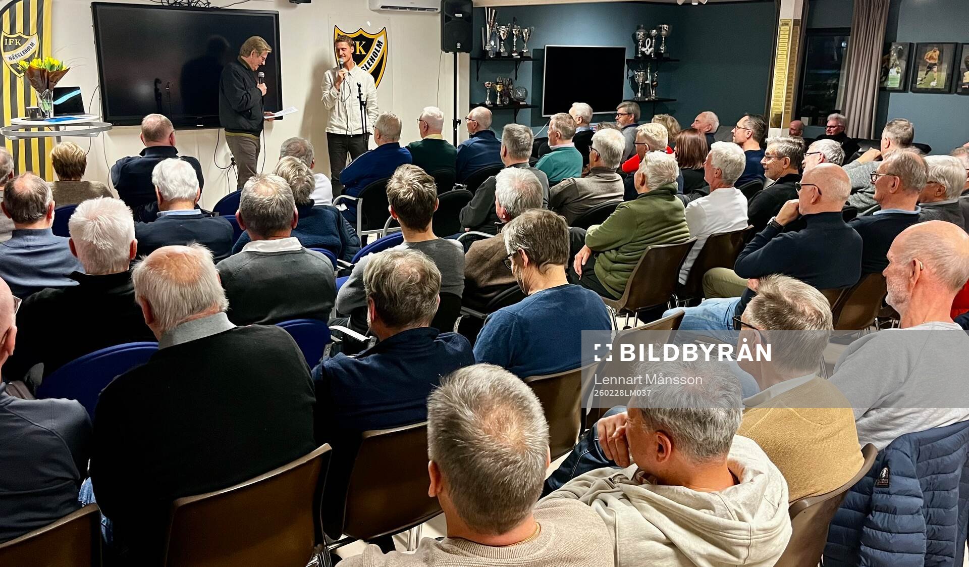 26026 Pär Hansson var gäst på IFK Hässleholms kafé och
