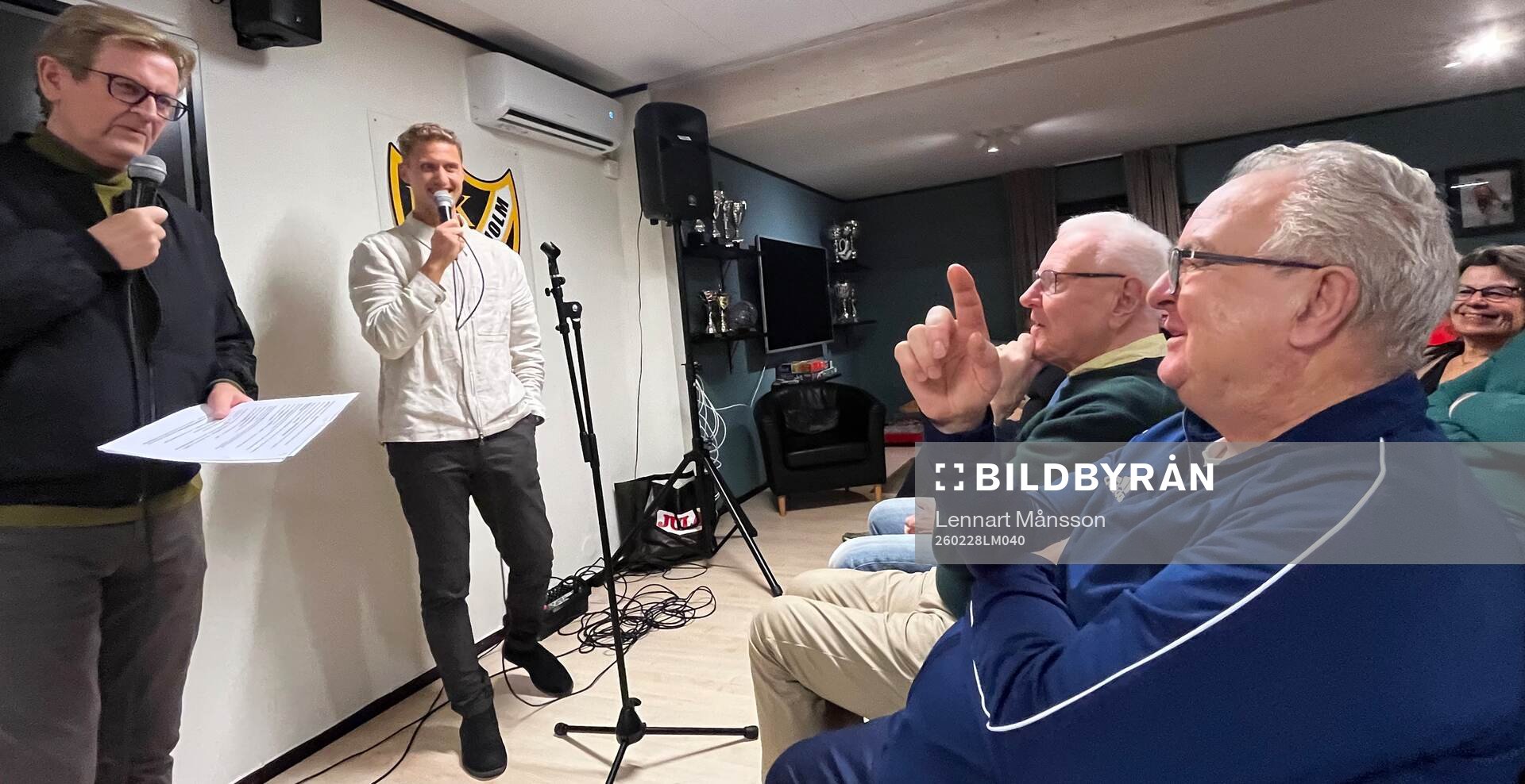 26026 Pär Hansson var gäst på IFK Hässleholms kafé och