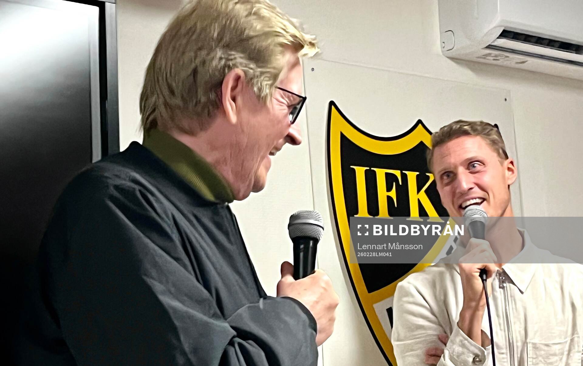 26026 Pär Hansson var gäst på IFK Hässleholms kafé och