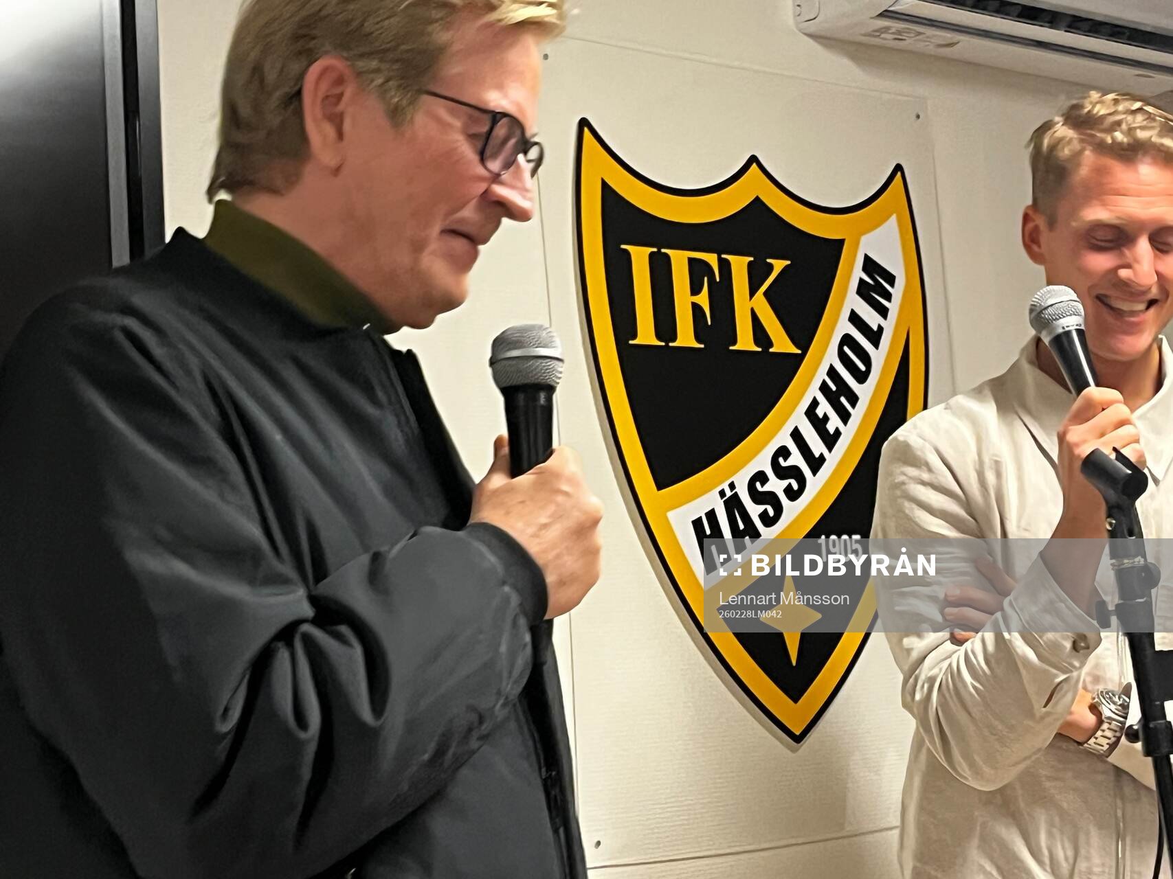 är Hansson var gäst på IFK Hässleholms kafé och