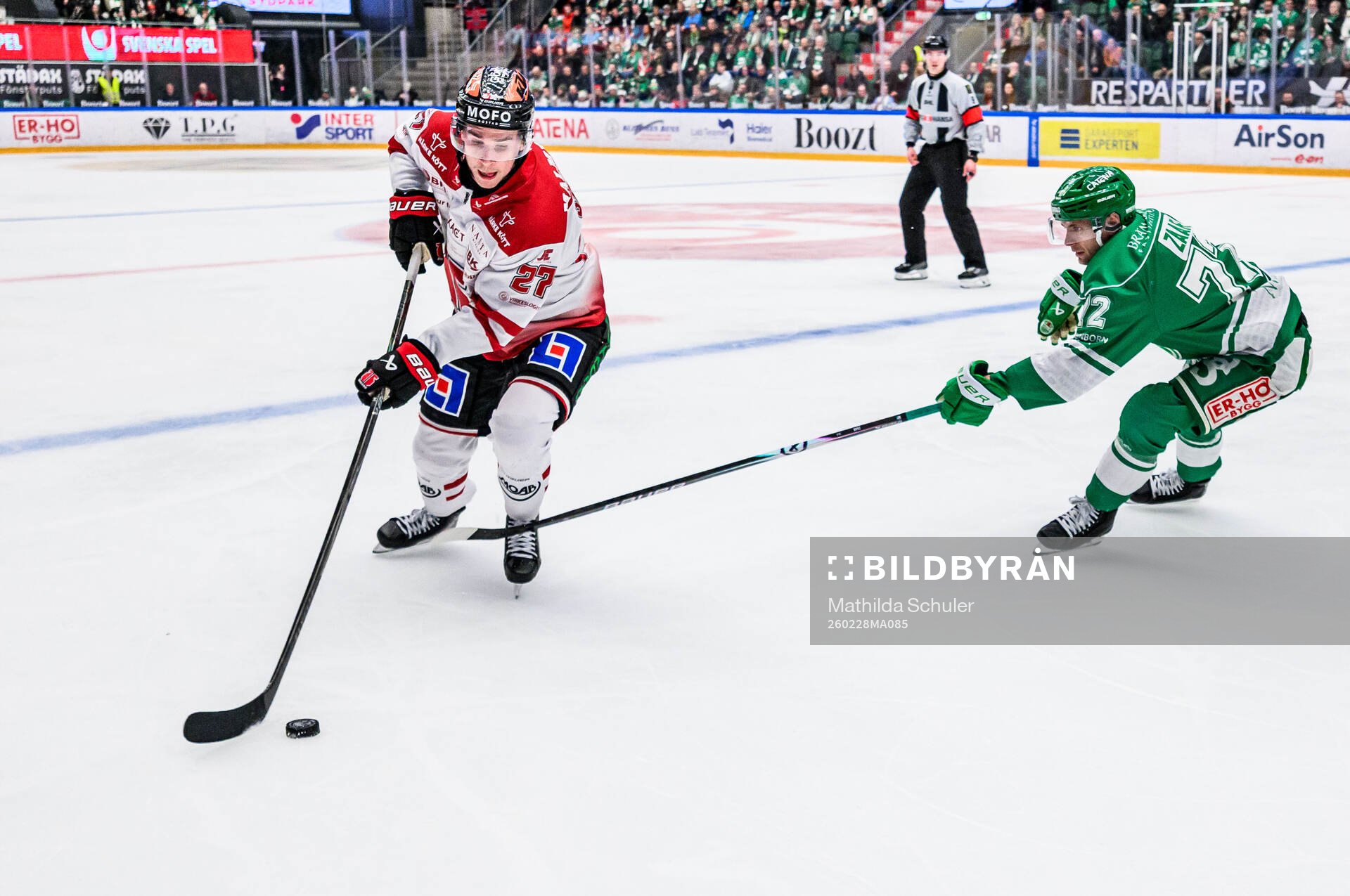 Örebros Peetro Seppälä och Rögles Daniel Zaar