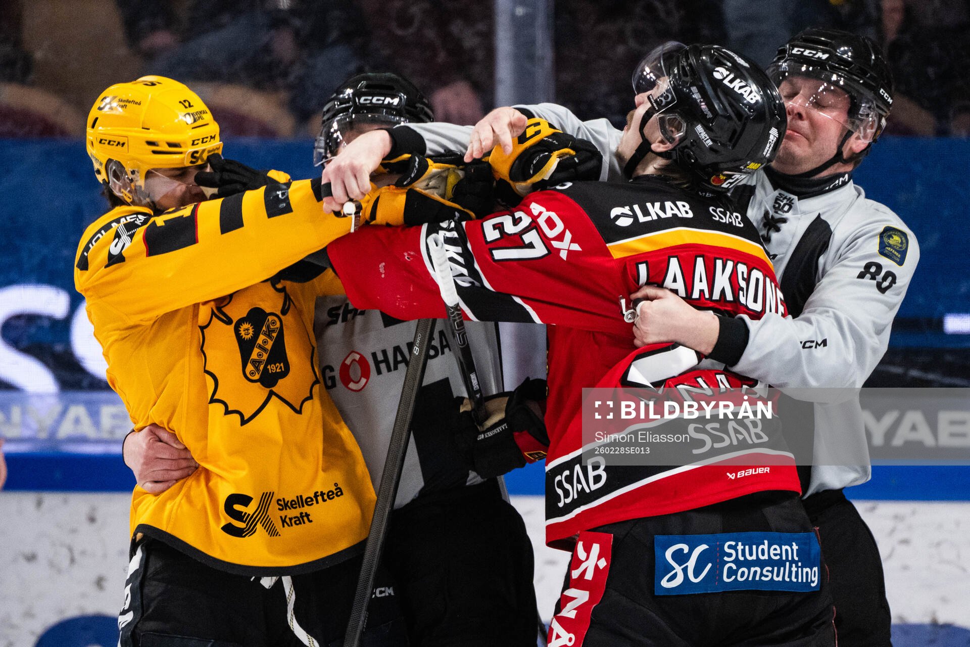 Skellefteås Valter Lindberg och Luleås Oskari Laaksonen