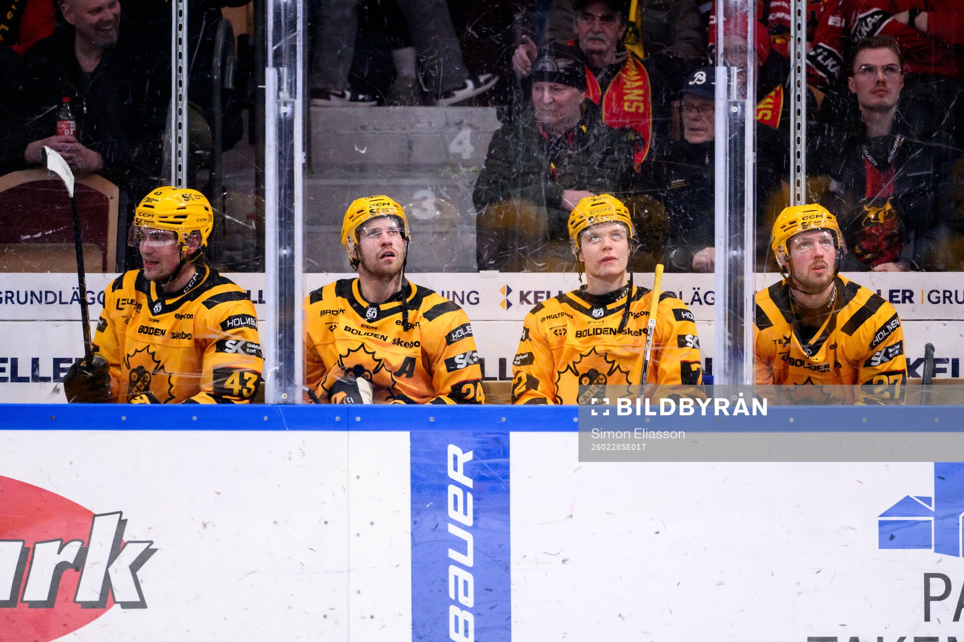 Skellefteås Max Krogdahl, Oscar Lindberg, Oskar Vuollet
