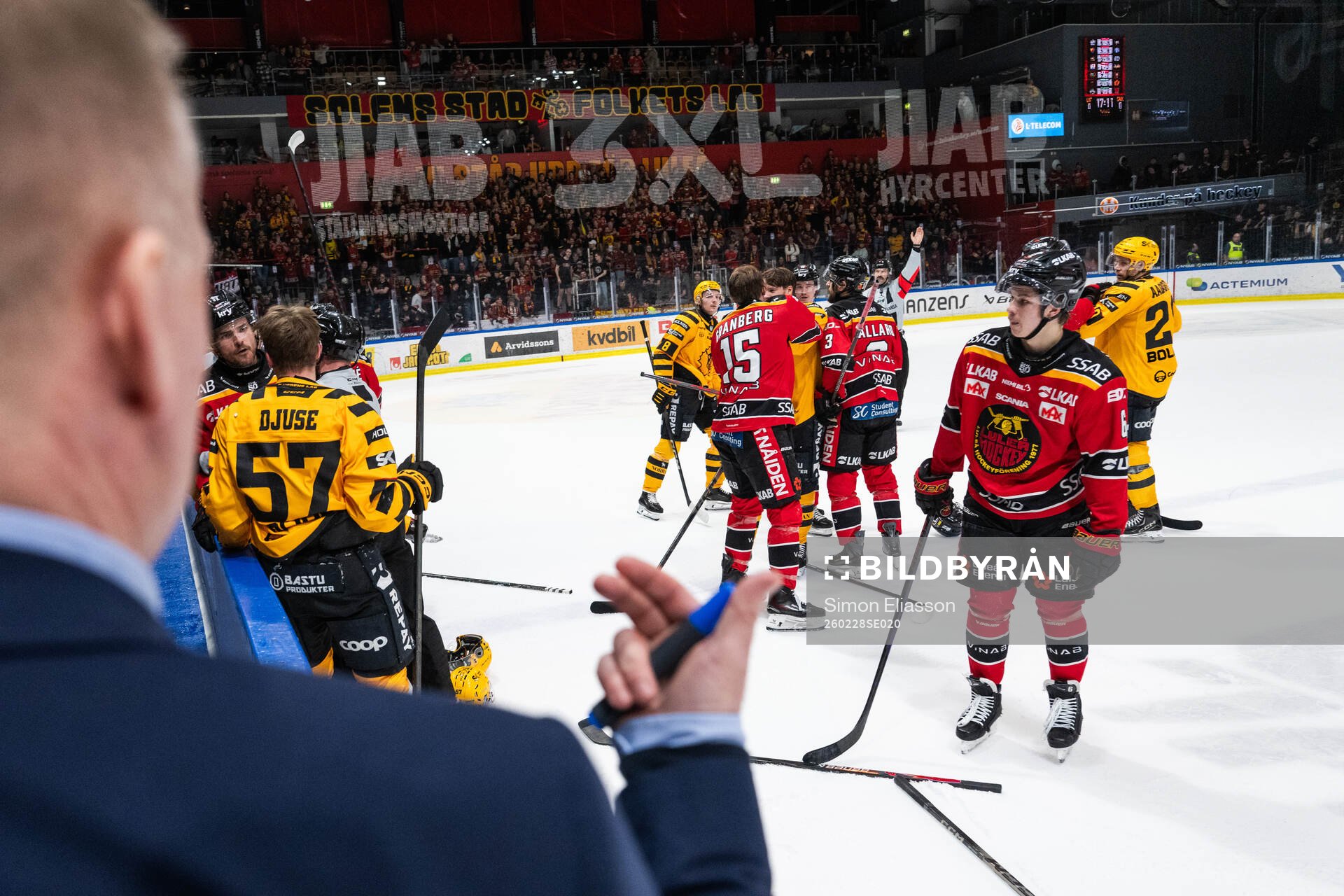 Skellefteås Oliver Okuliar, Luleås David Granberg och