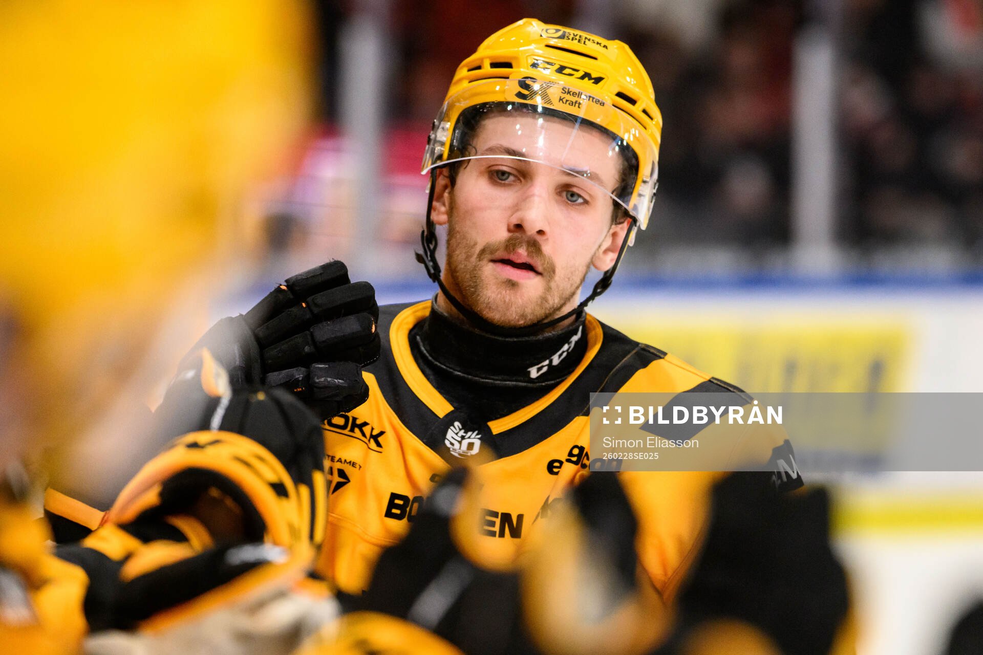 Skellefteås Arvid Lundberg jublar