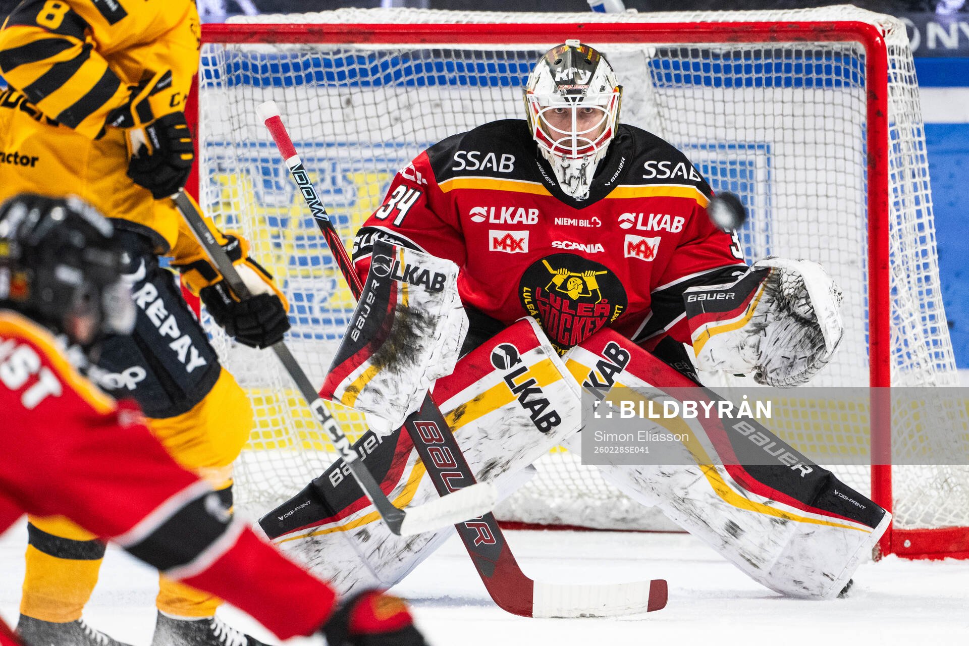 Luleås målvakt Joel Lassinantti